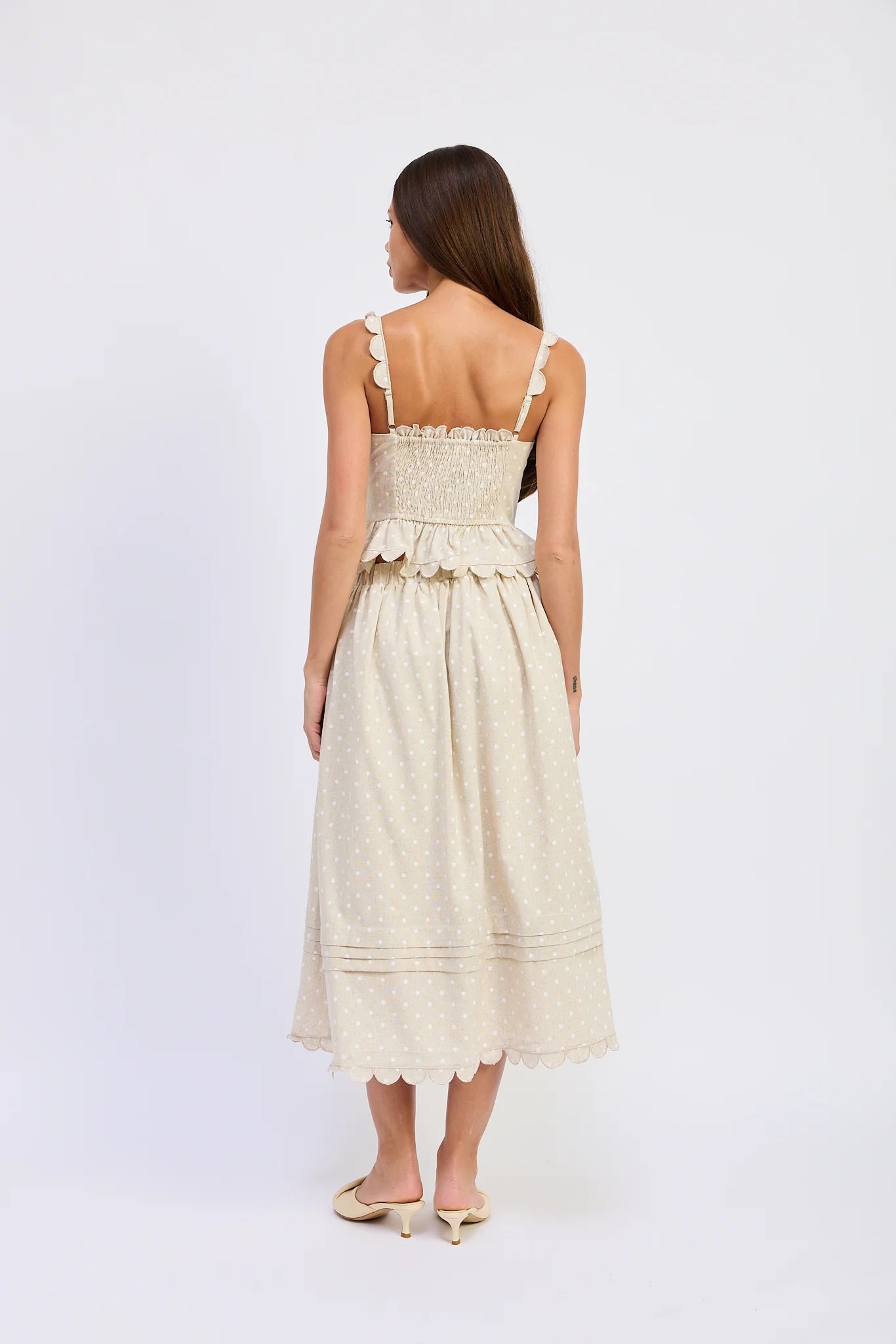 Elise Embroidered Midi Skirt