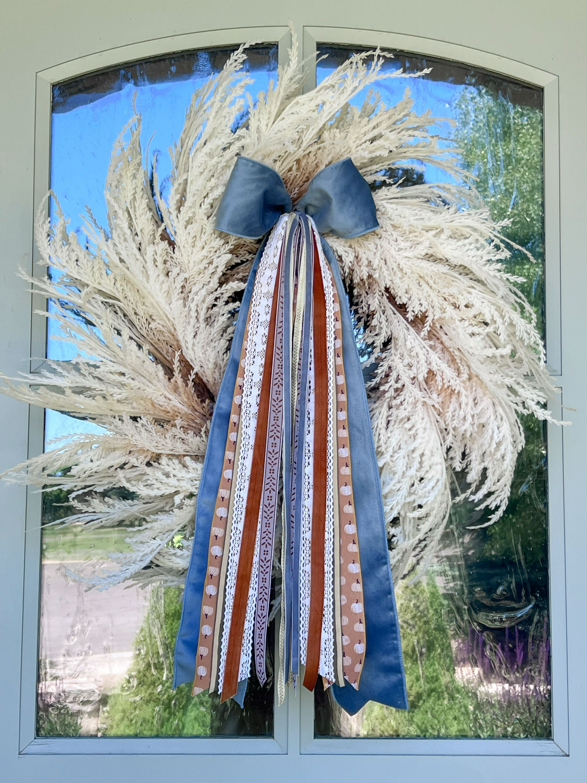 Gilded Pumpkin Wreath Ribbon