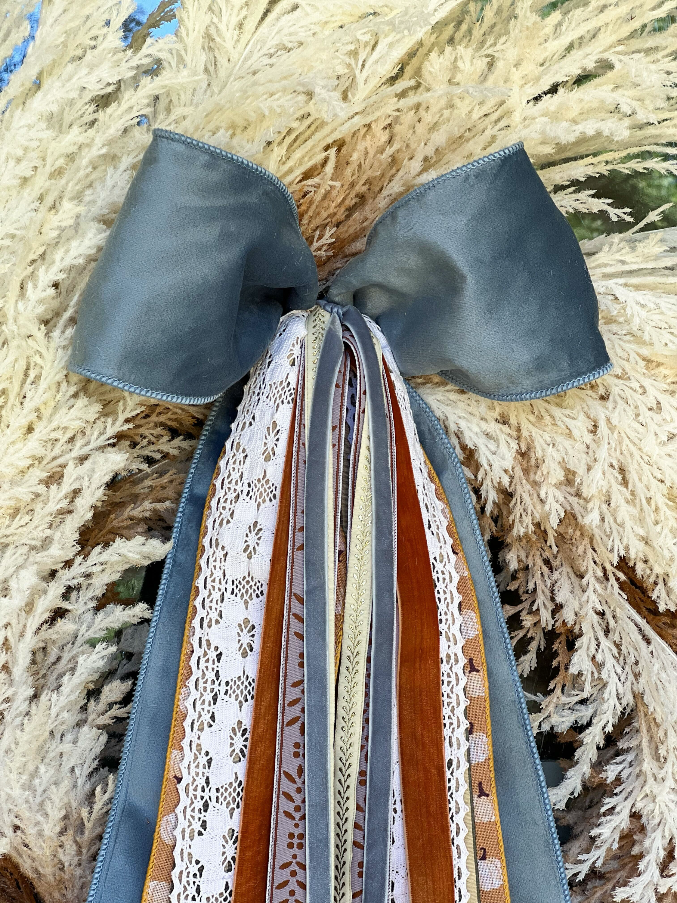 Gilded Pumpkin Wreath Ribbon