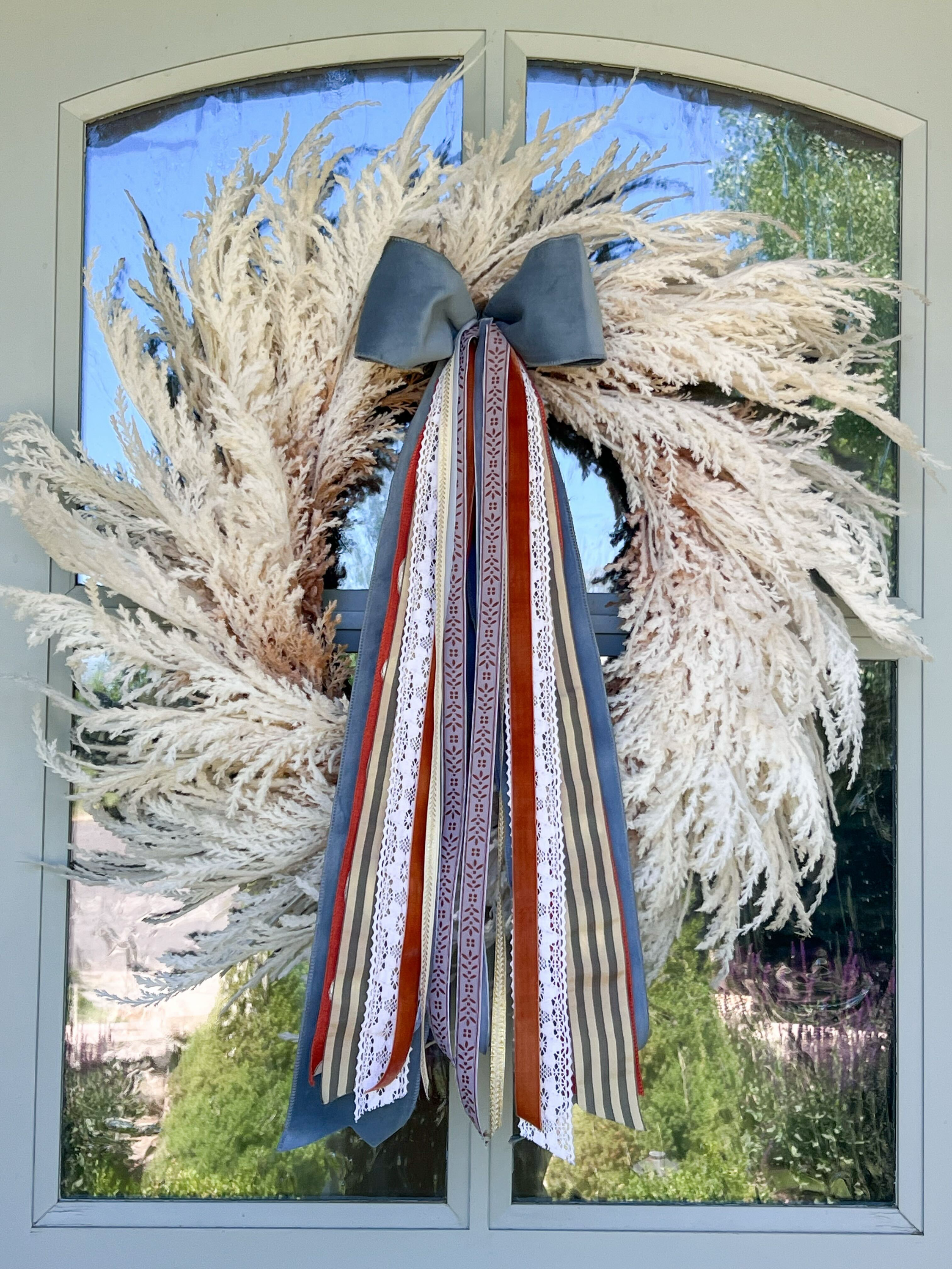 Gilded Pumpkin Wreath Ribbon