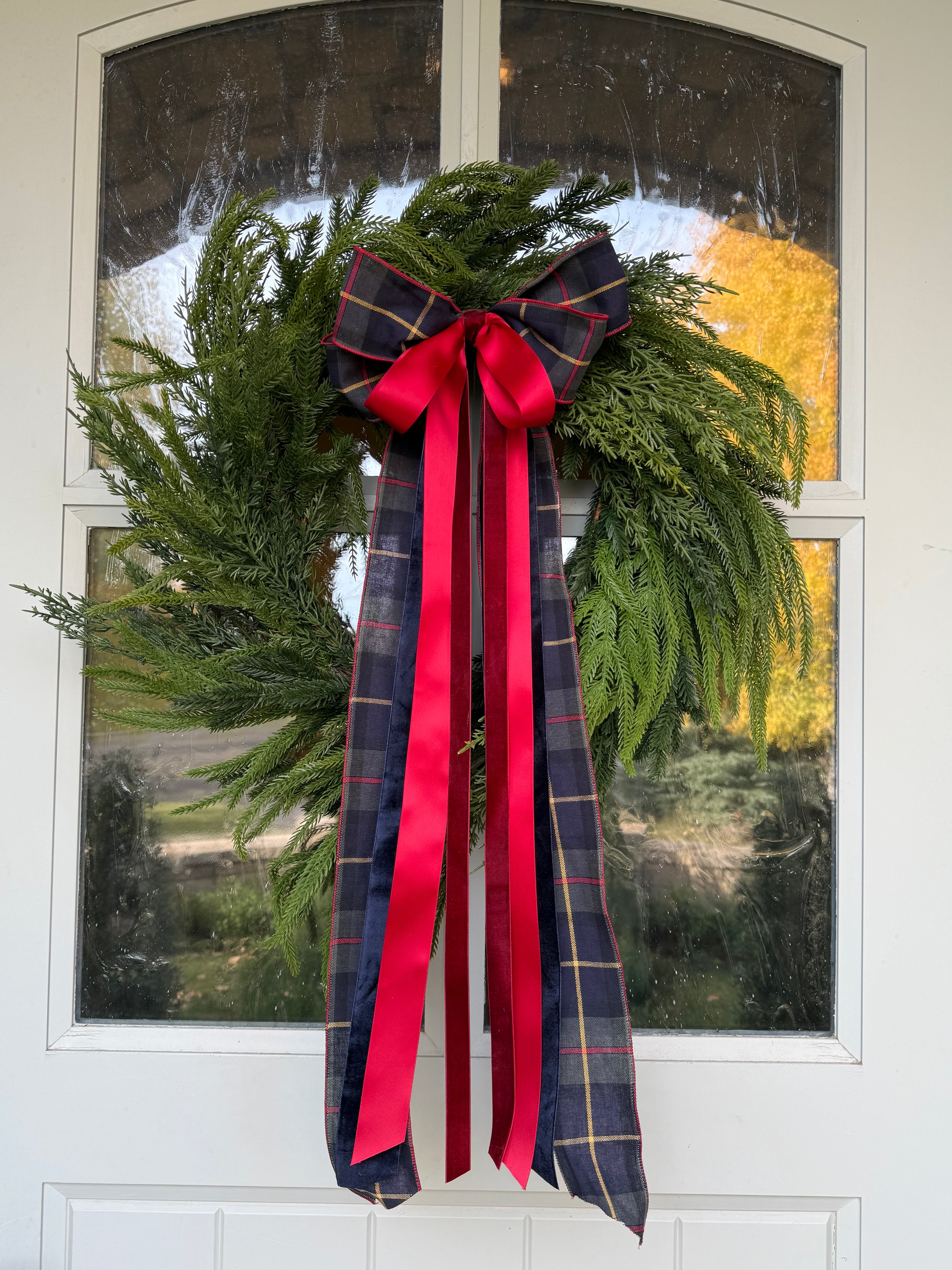 Haven Holiday Wreath Ribbon