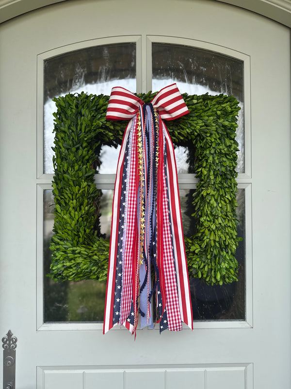 Stars and Stripes Wreath Ribbon