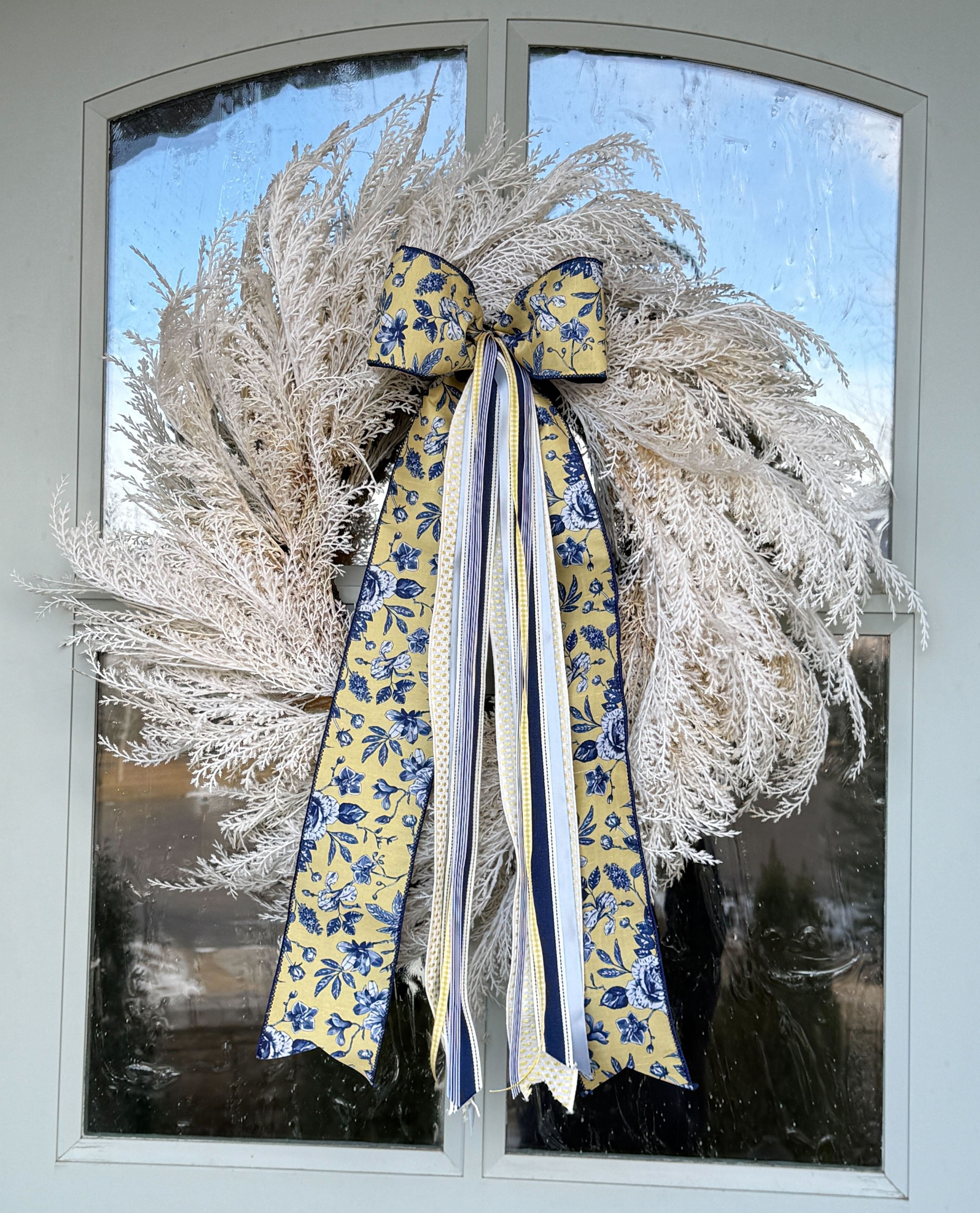 Butter Bluebell Wreath Ribbon