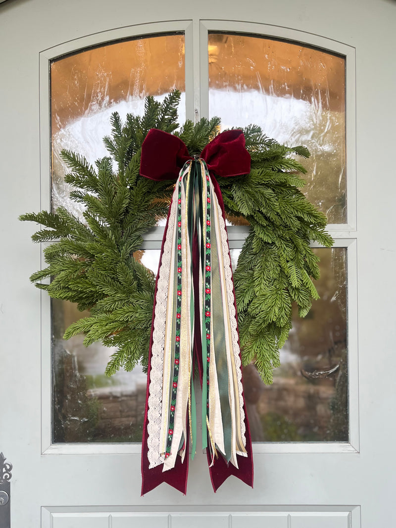 Heirloom Holiday Wreath Ribbon