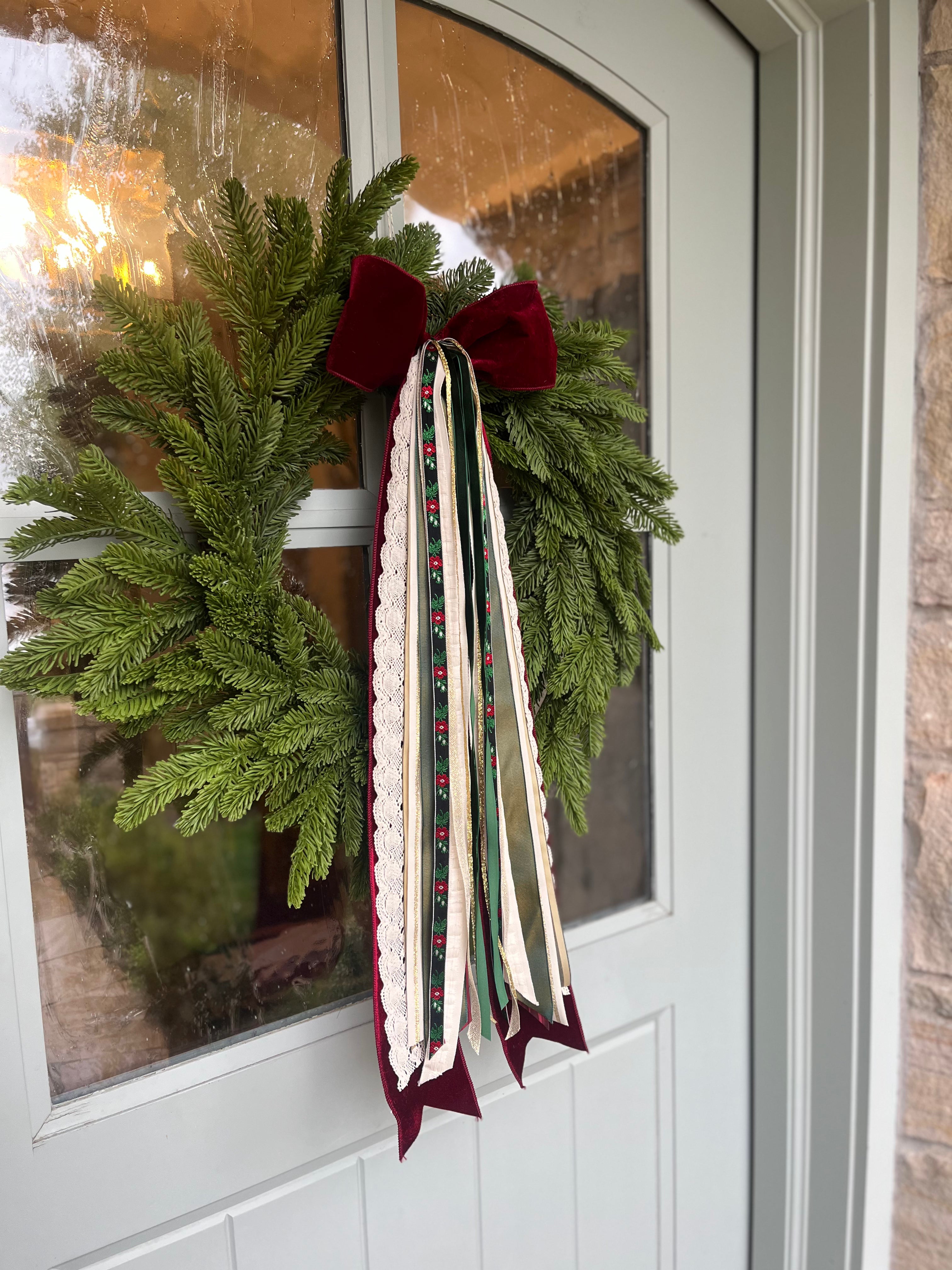 Heirloom Holiday Wreath Ribbon