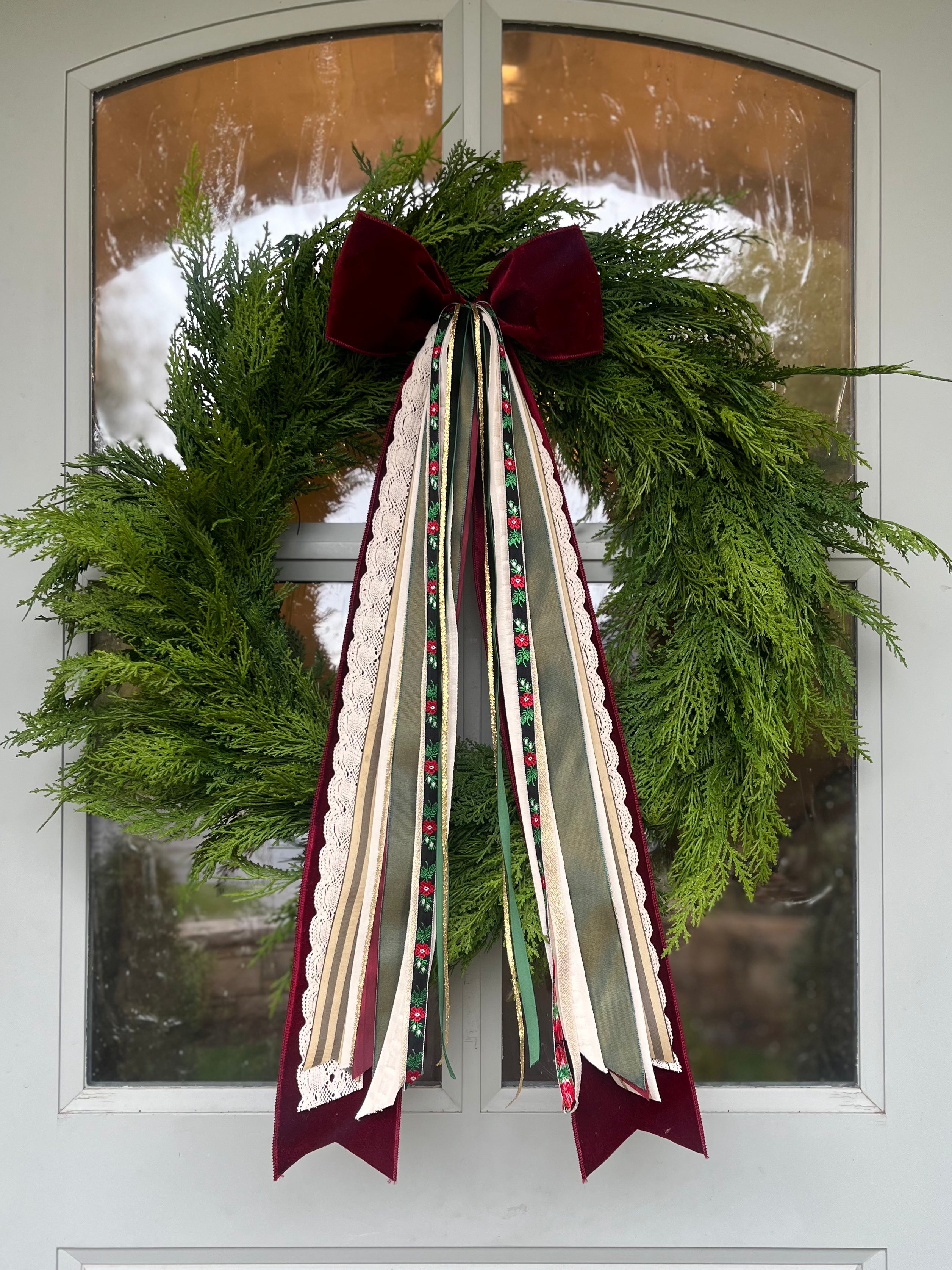 Heirloom Holiday Wreath Ribbon