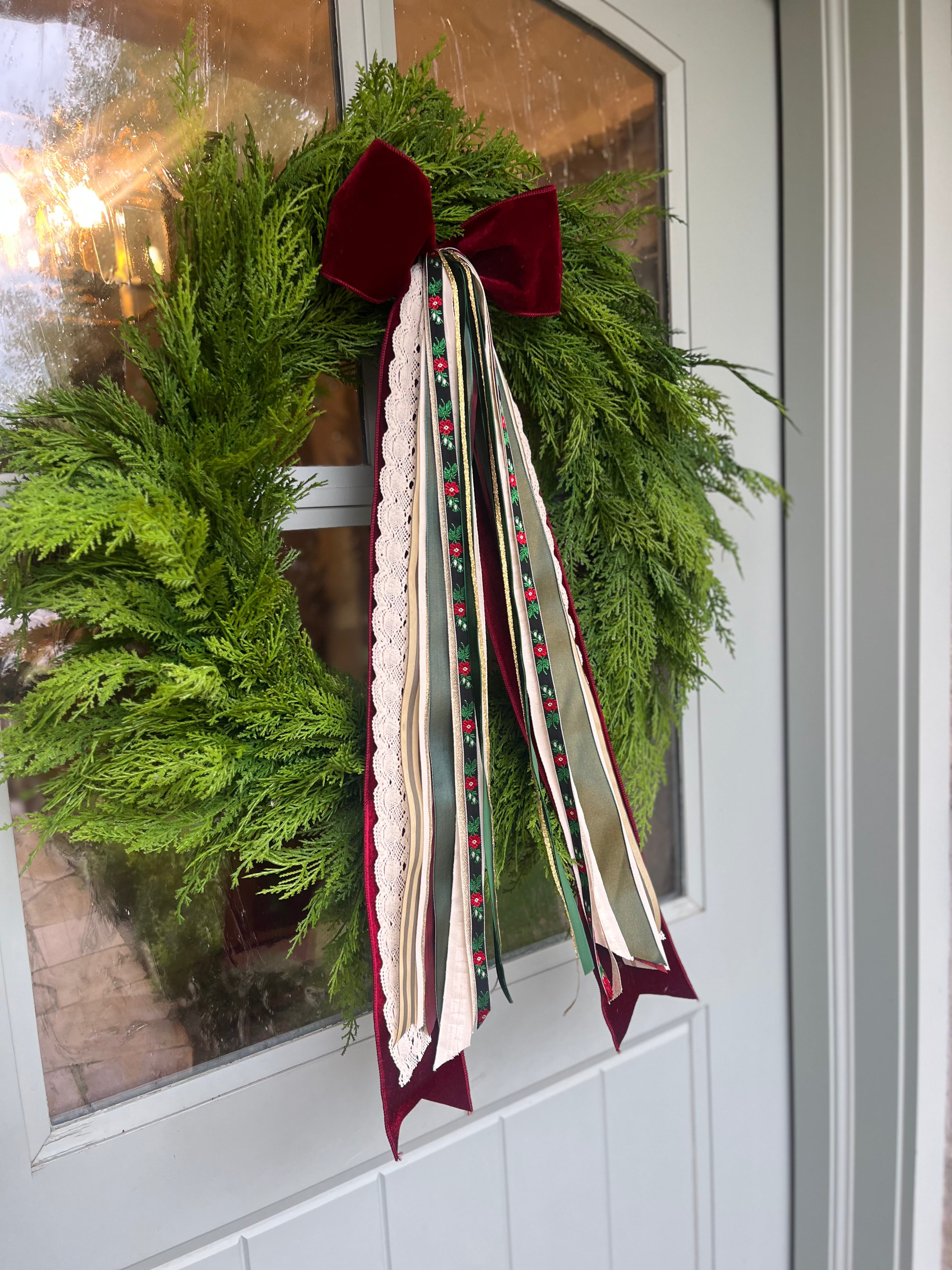 Heirloom Holiday Wreath Ribbon