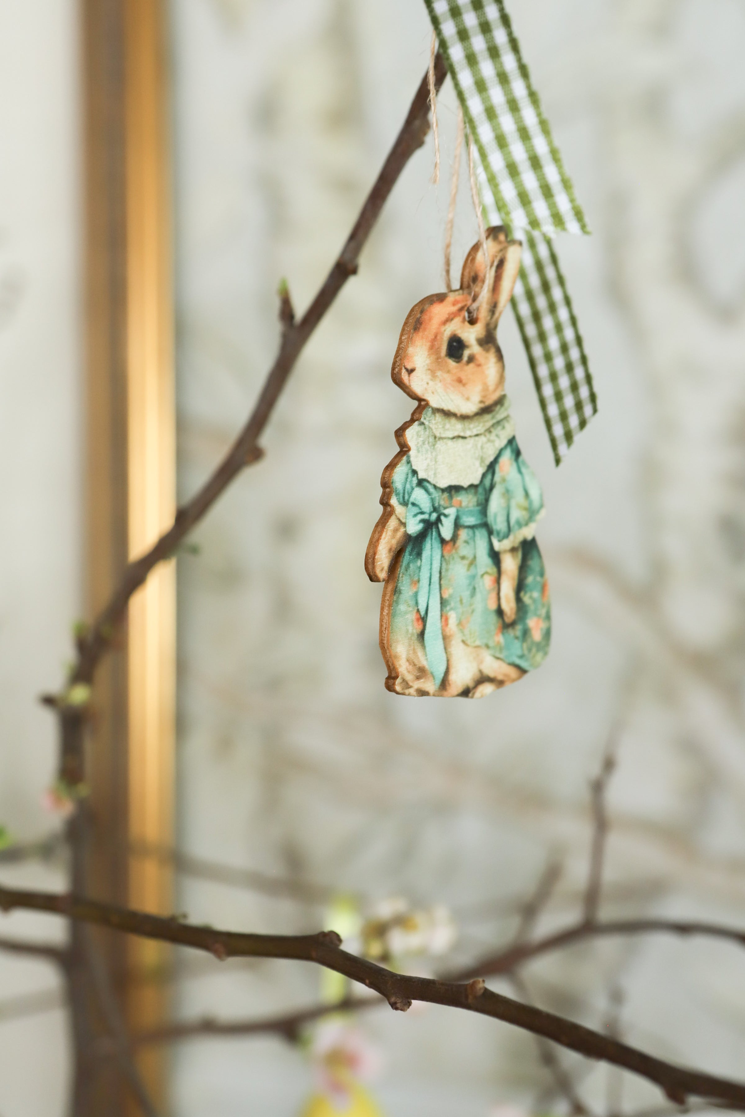 Vintage-Inspired Bunny Ornaments