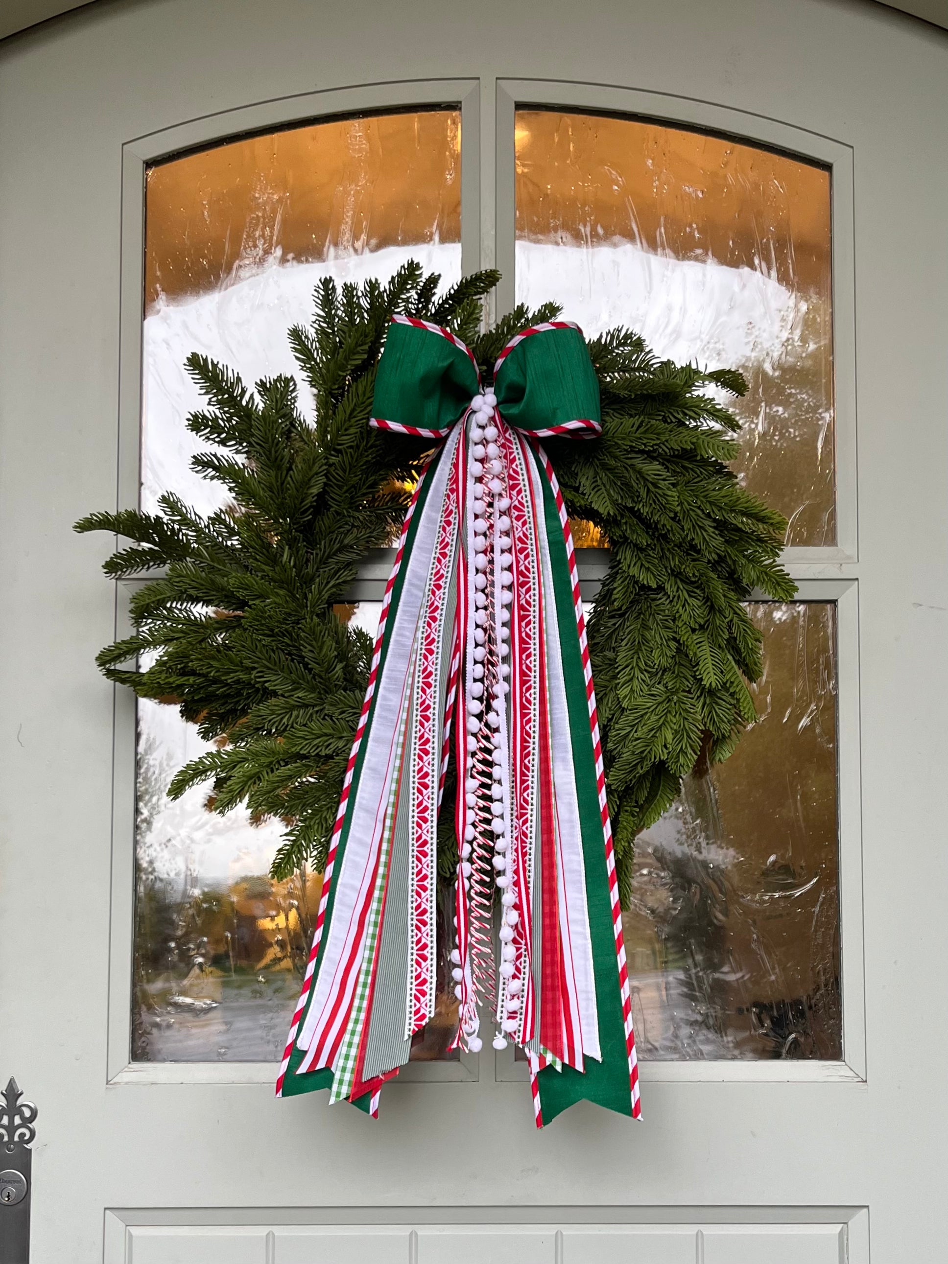 Candy Cane Lane Wreath Ribbon