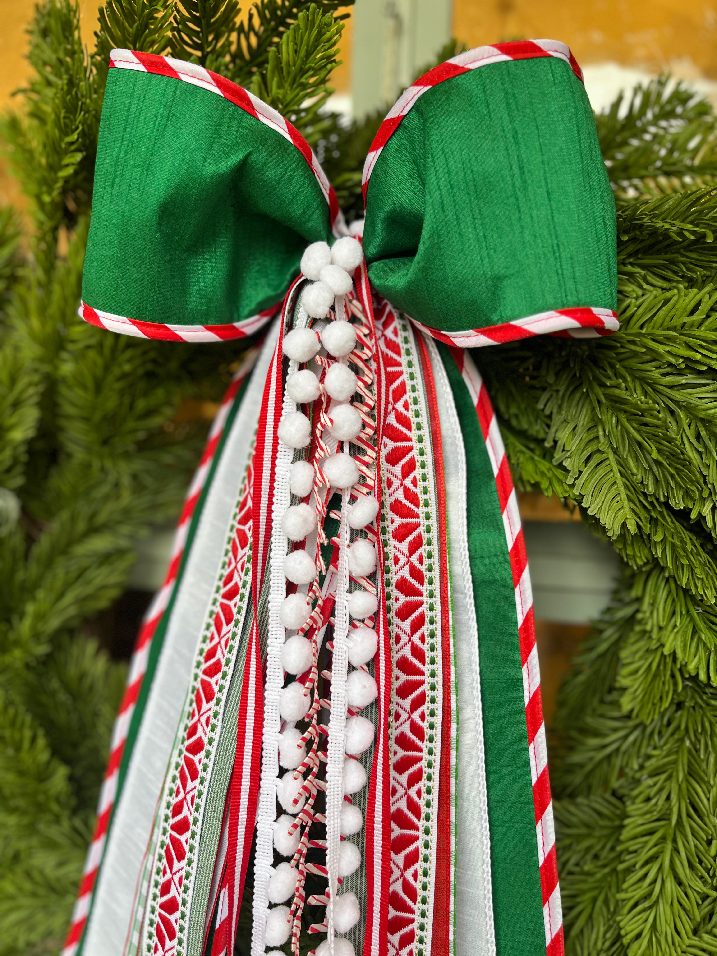 Candy Cane Lane Wreath Ribbon