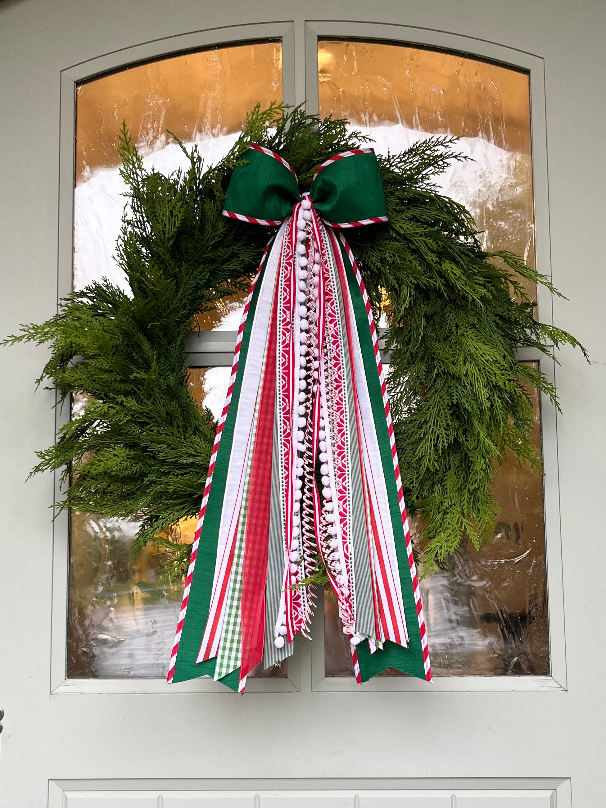 Candy Cane Lane Wreath Ribbon