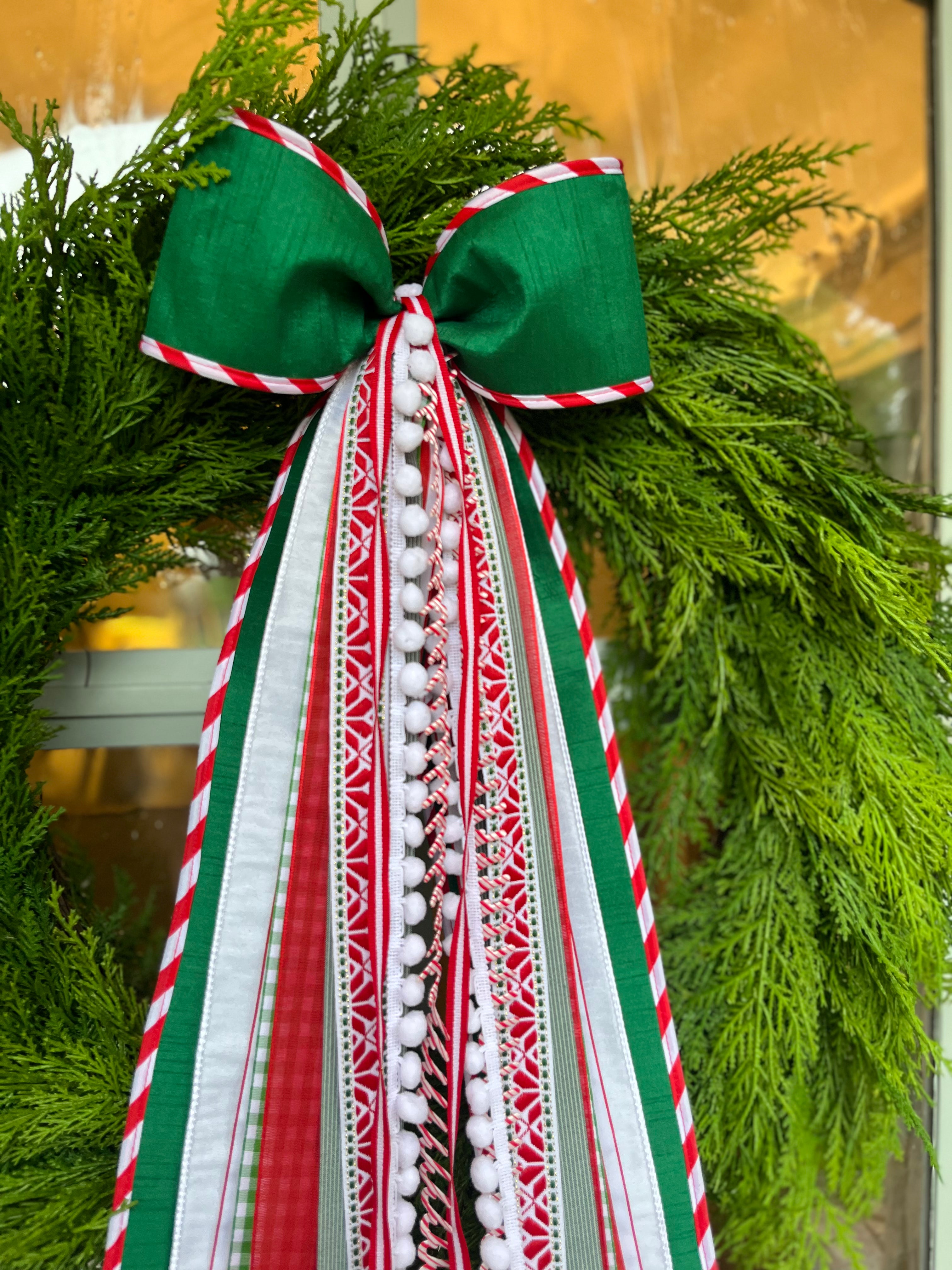 Candy Cane Lane Wreath Ribbon
