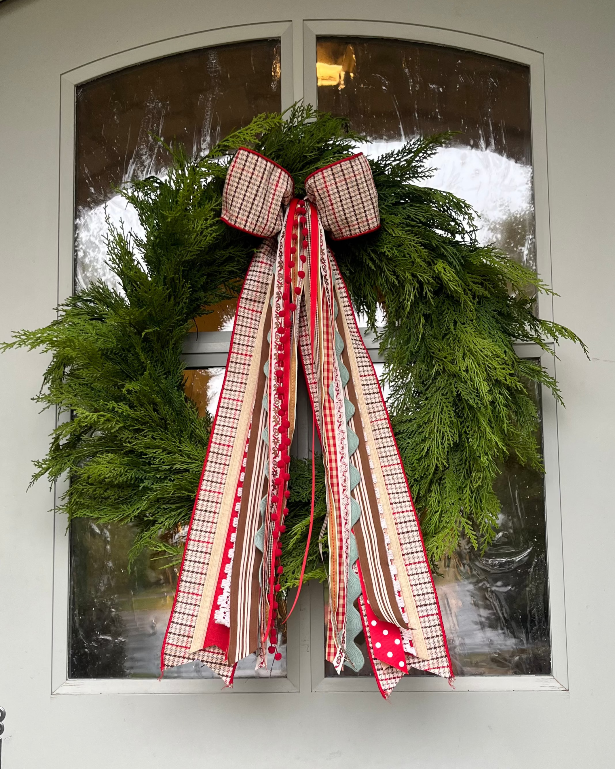 Gingerbread Cottage Wreath Ribbon