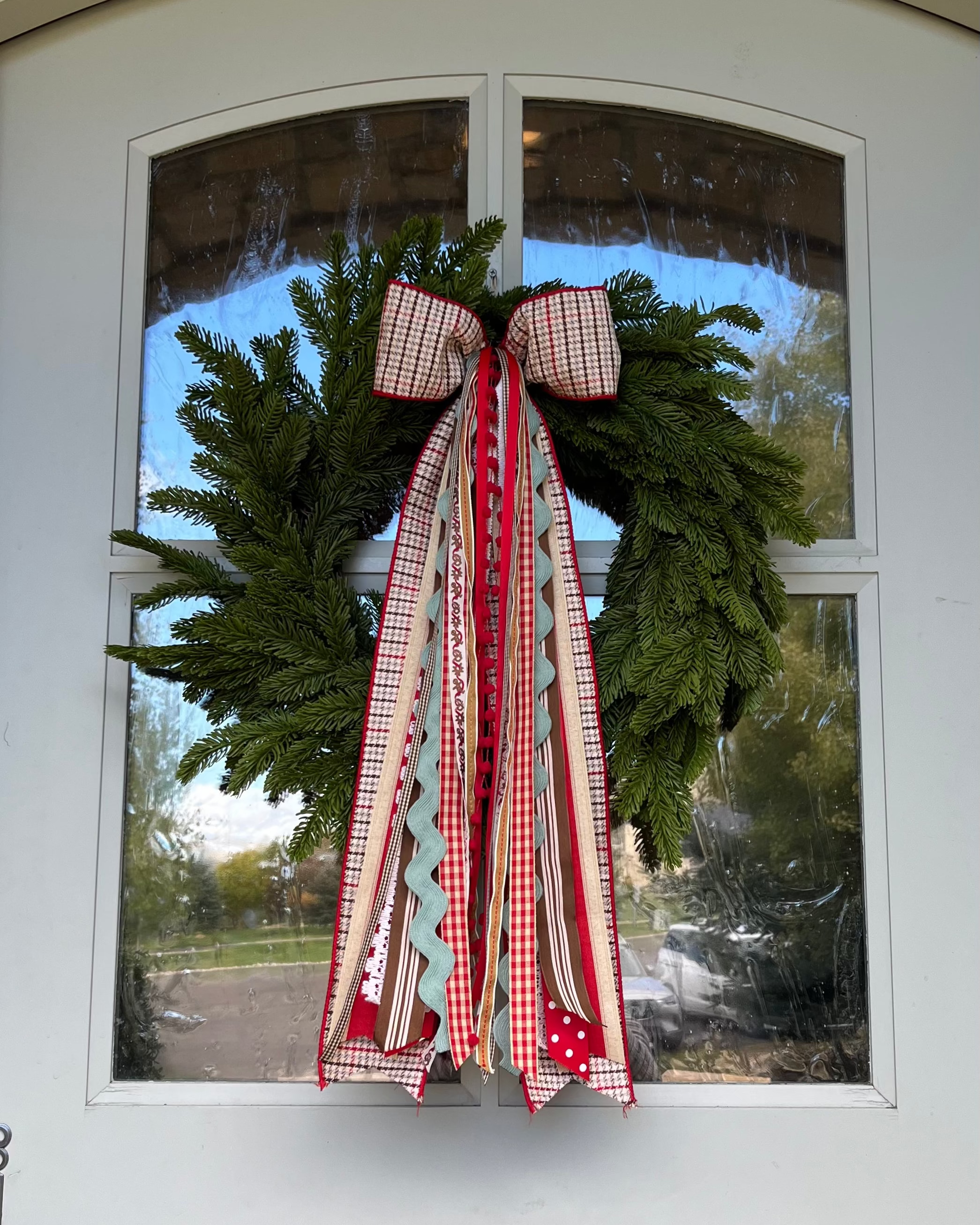 Gingerbread Cottage Wreath Ribbon