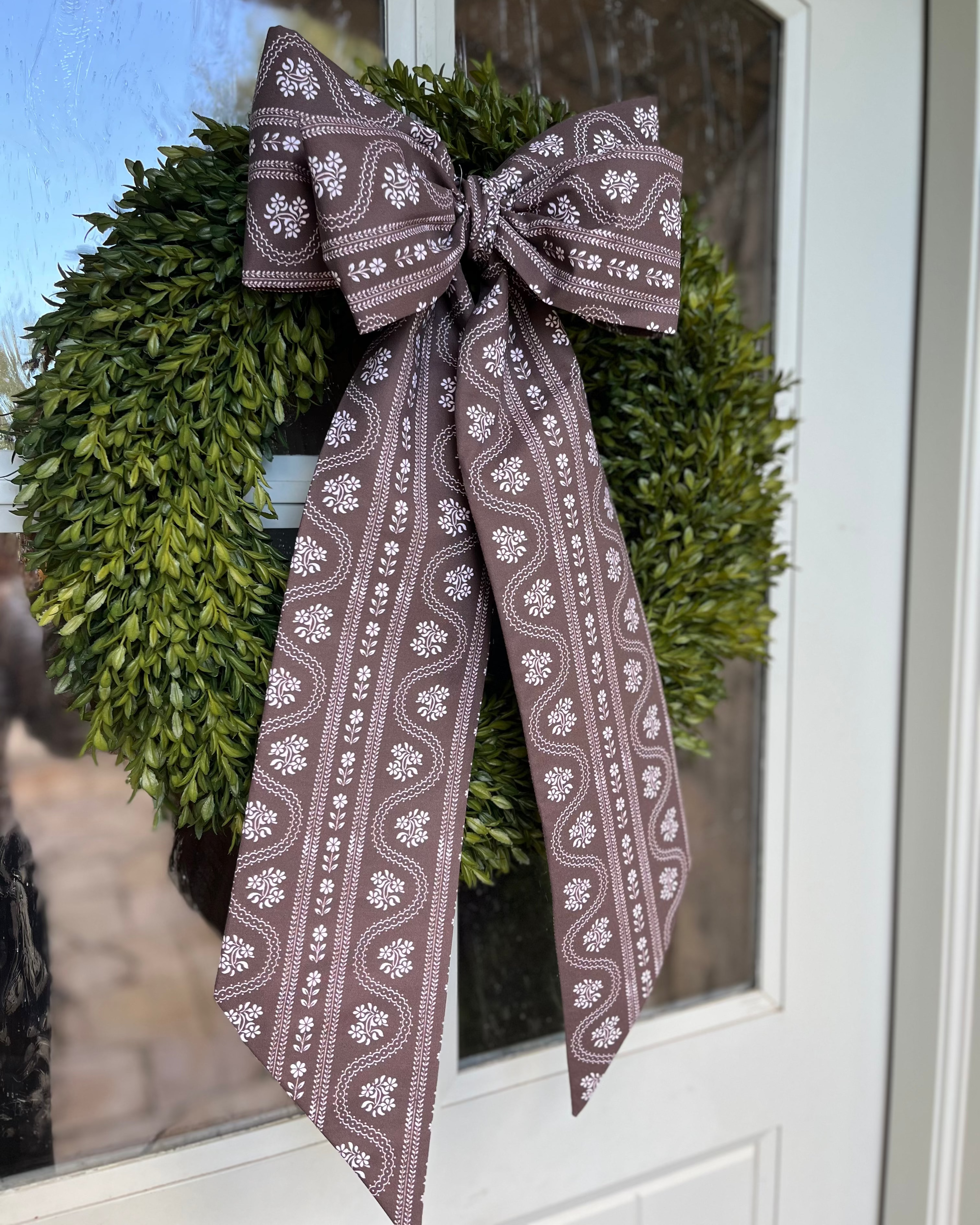 Celeste Bramble Wreath Bow