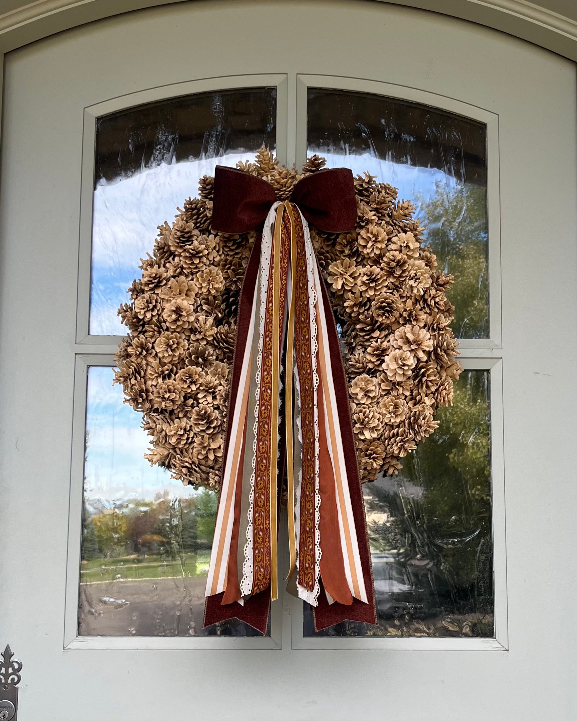 Golden Harvest Wreath Ribbon