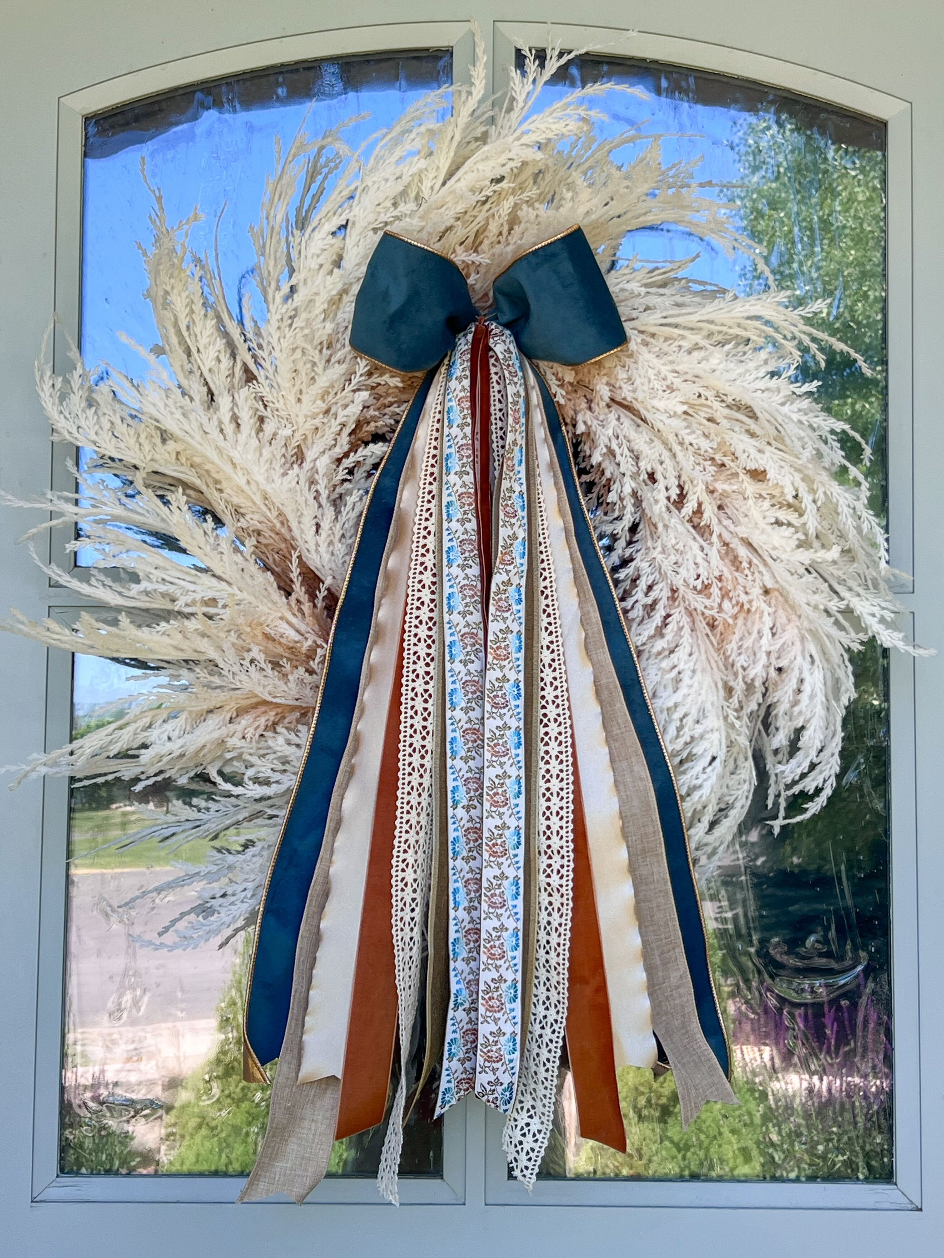 Copper Bloom Wreath Ribbon