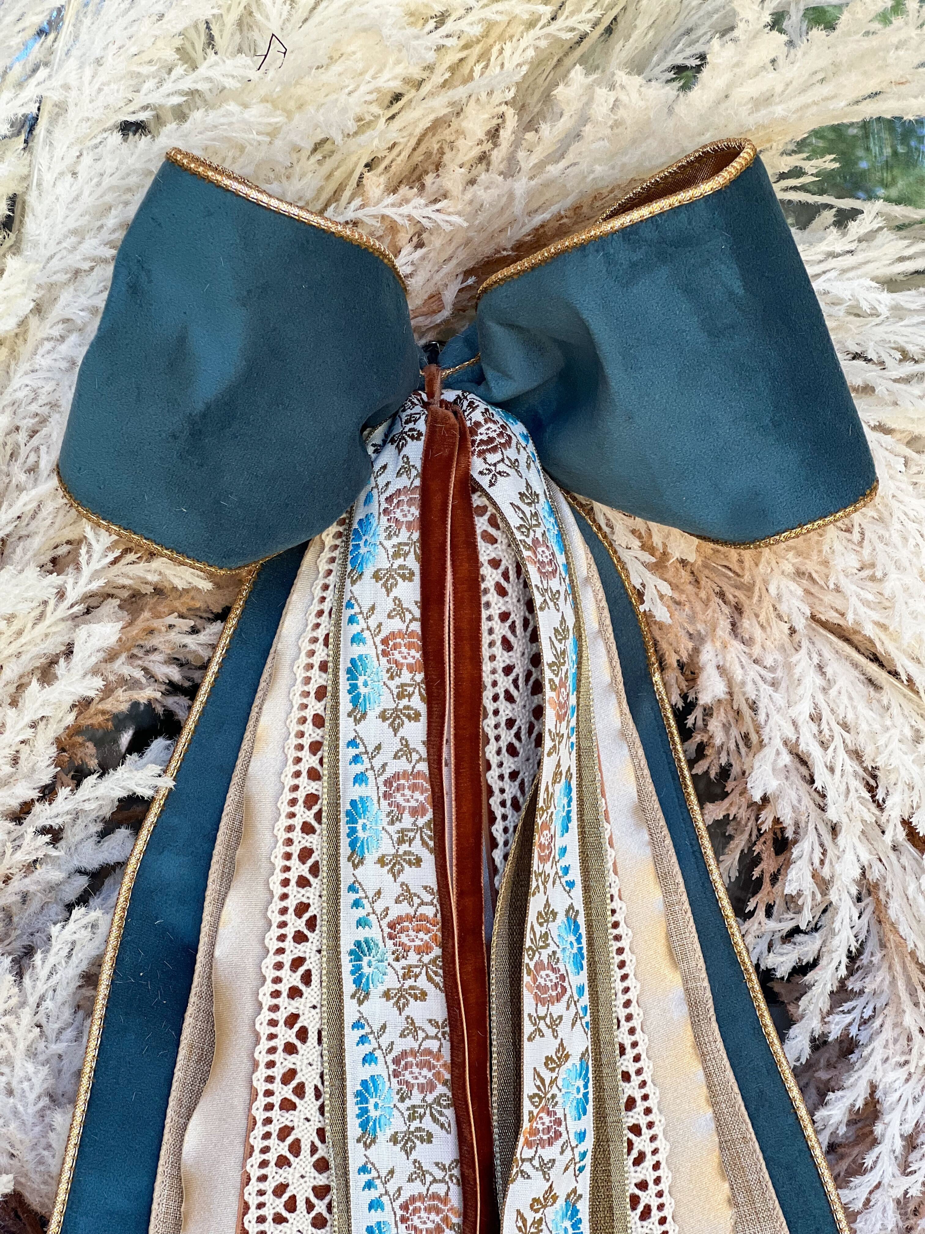 Copper Bloom Wreath Ribbon