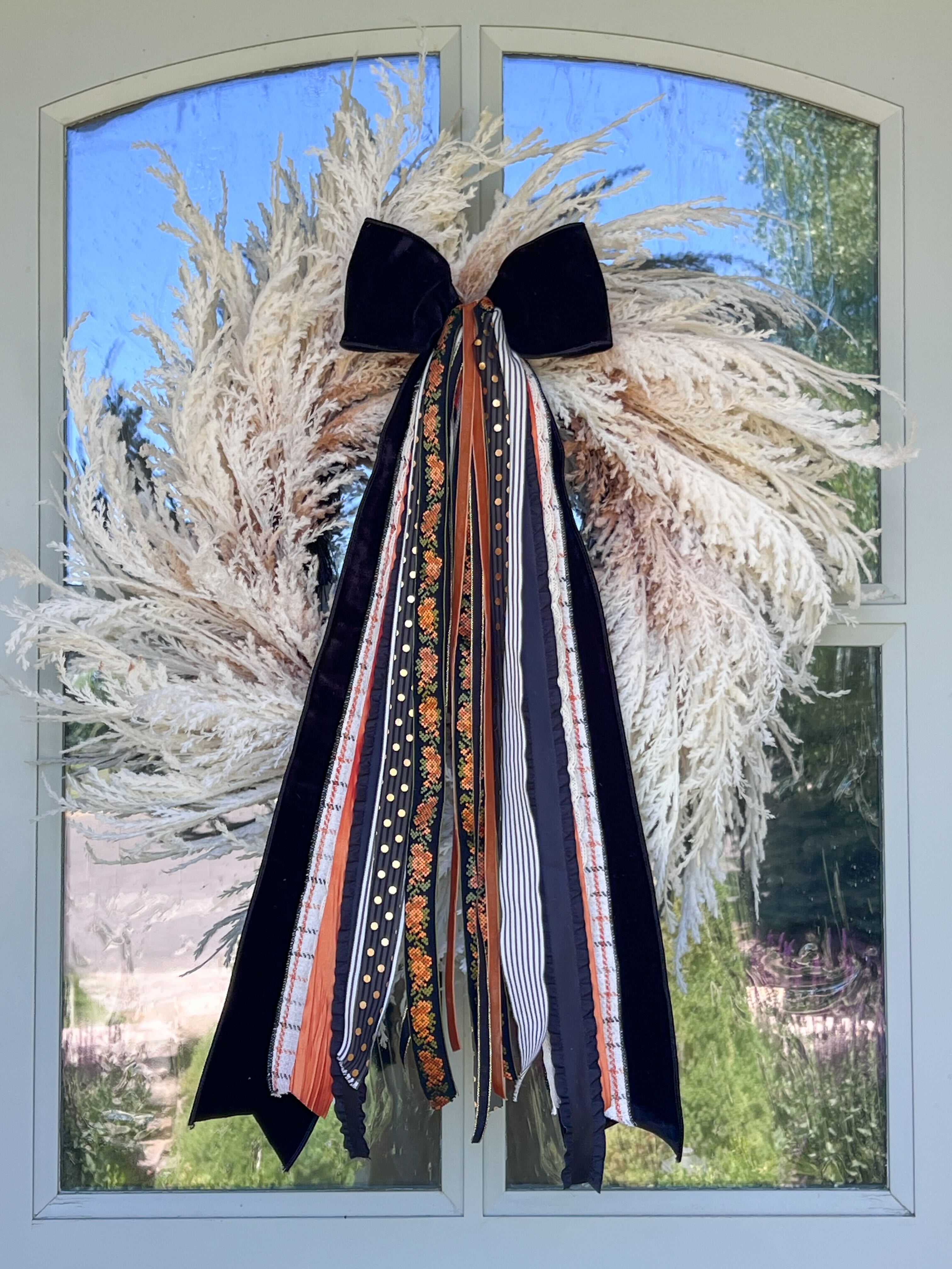 Midnight Harvest Wreath Ribbon