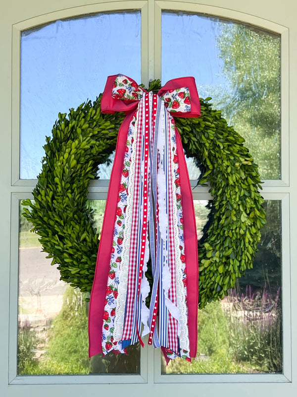 Berry Basket Wreath Ribbon