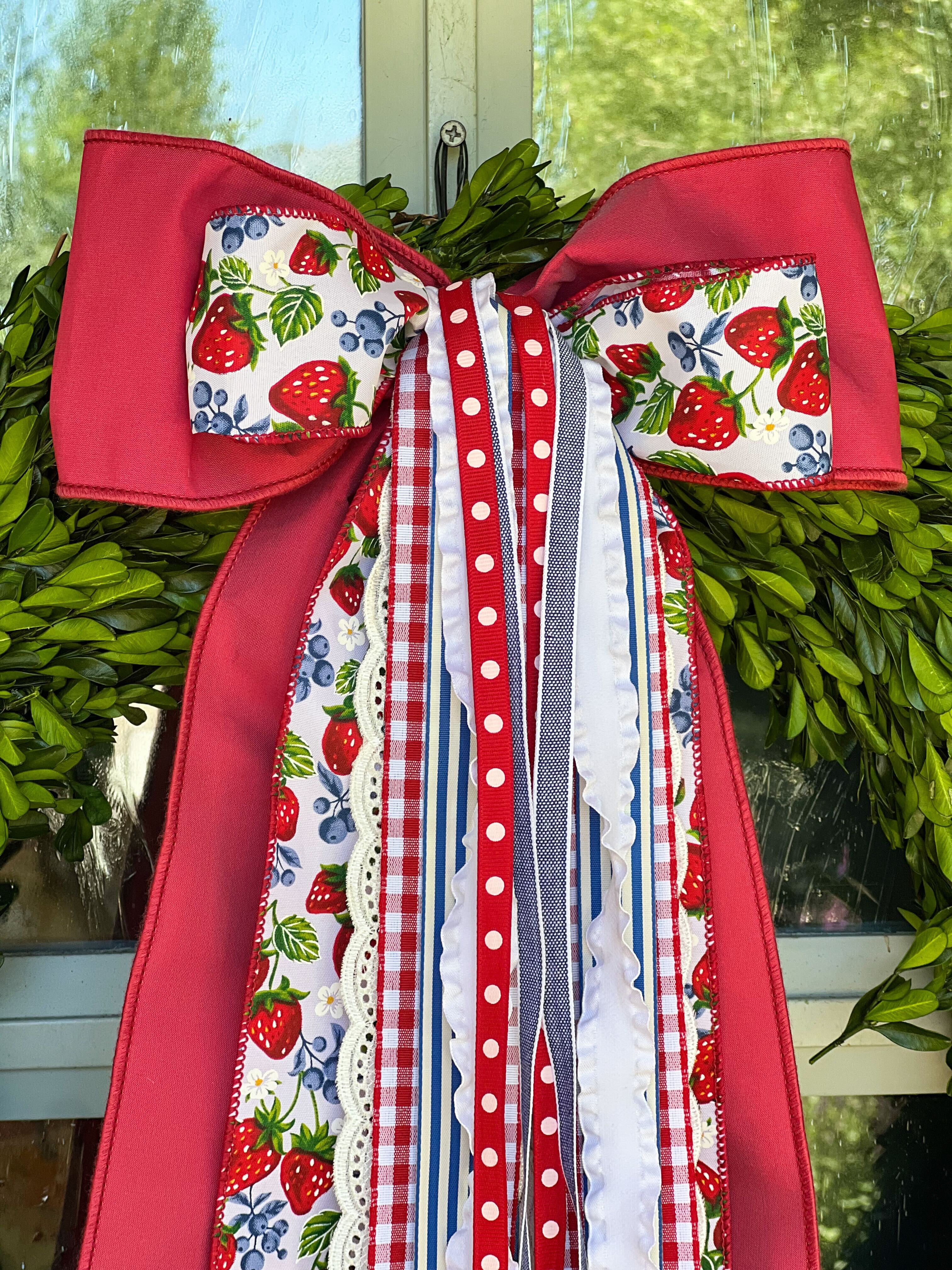 Berry Basket Wreath Ribbon