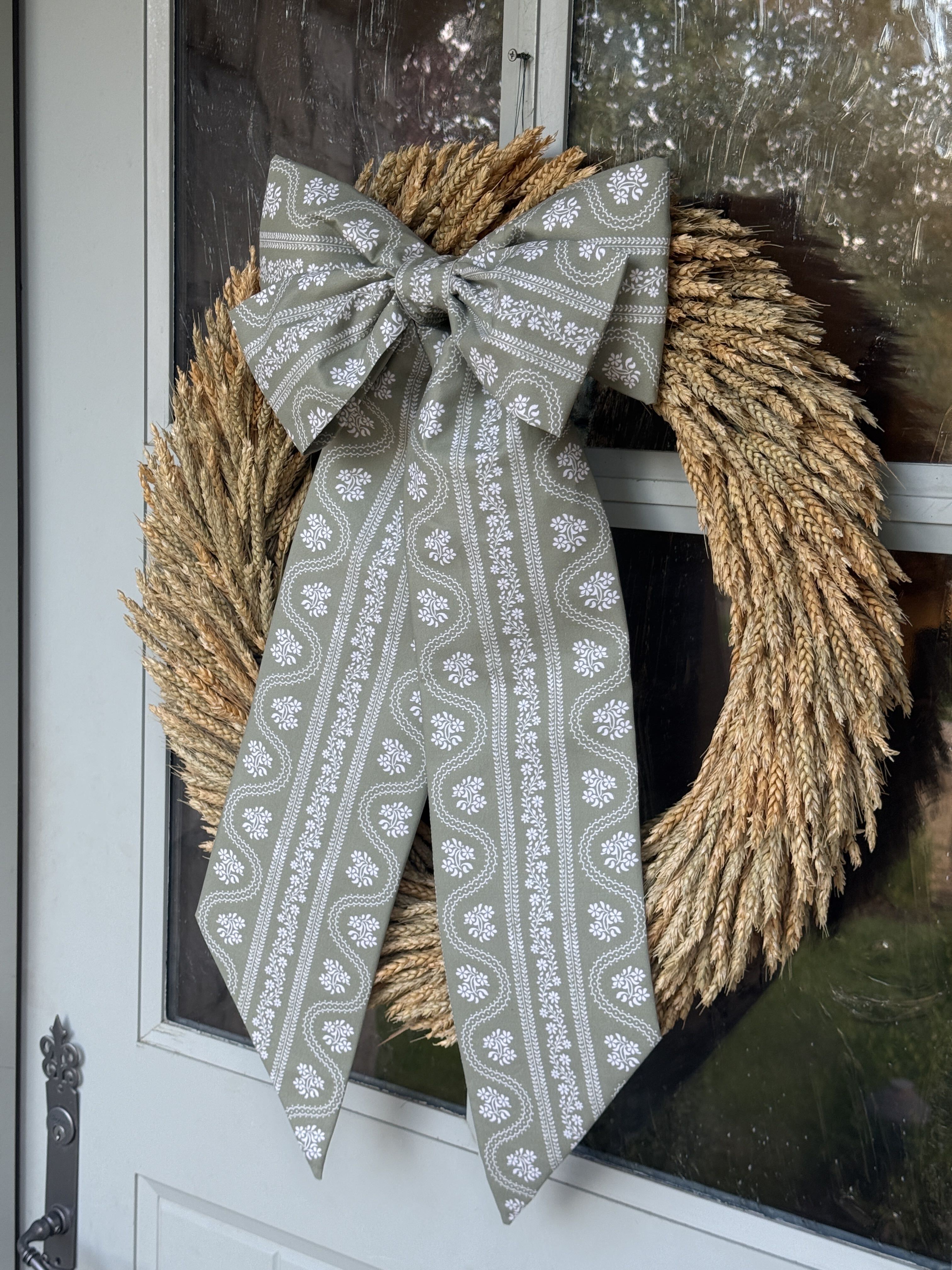 Celeste Fern Wreath Bow