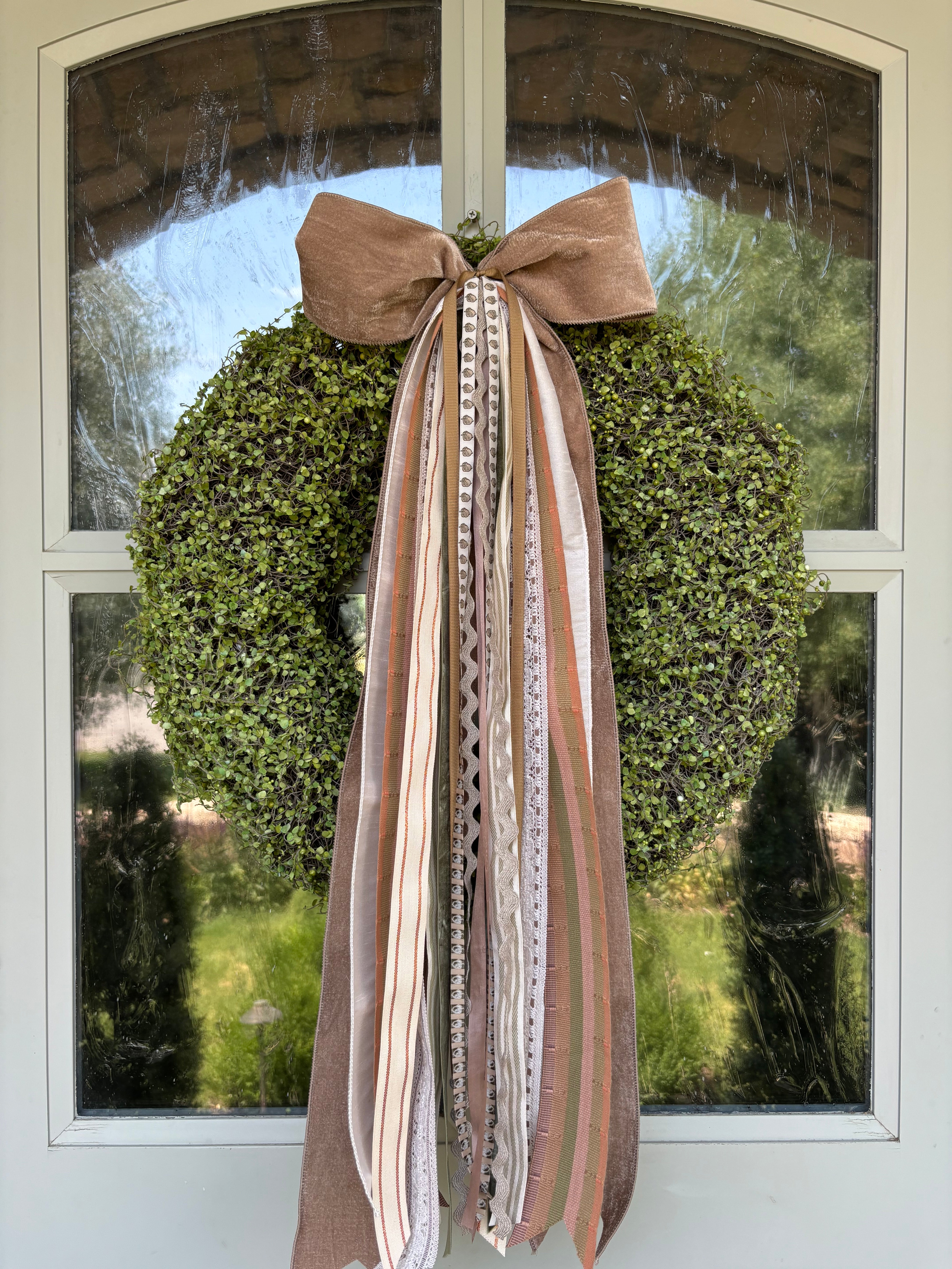 Luxe Collection- Regal Harvest Soirée Wreath Ribbon