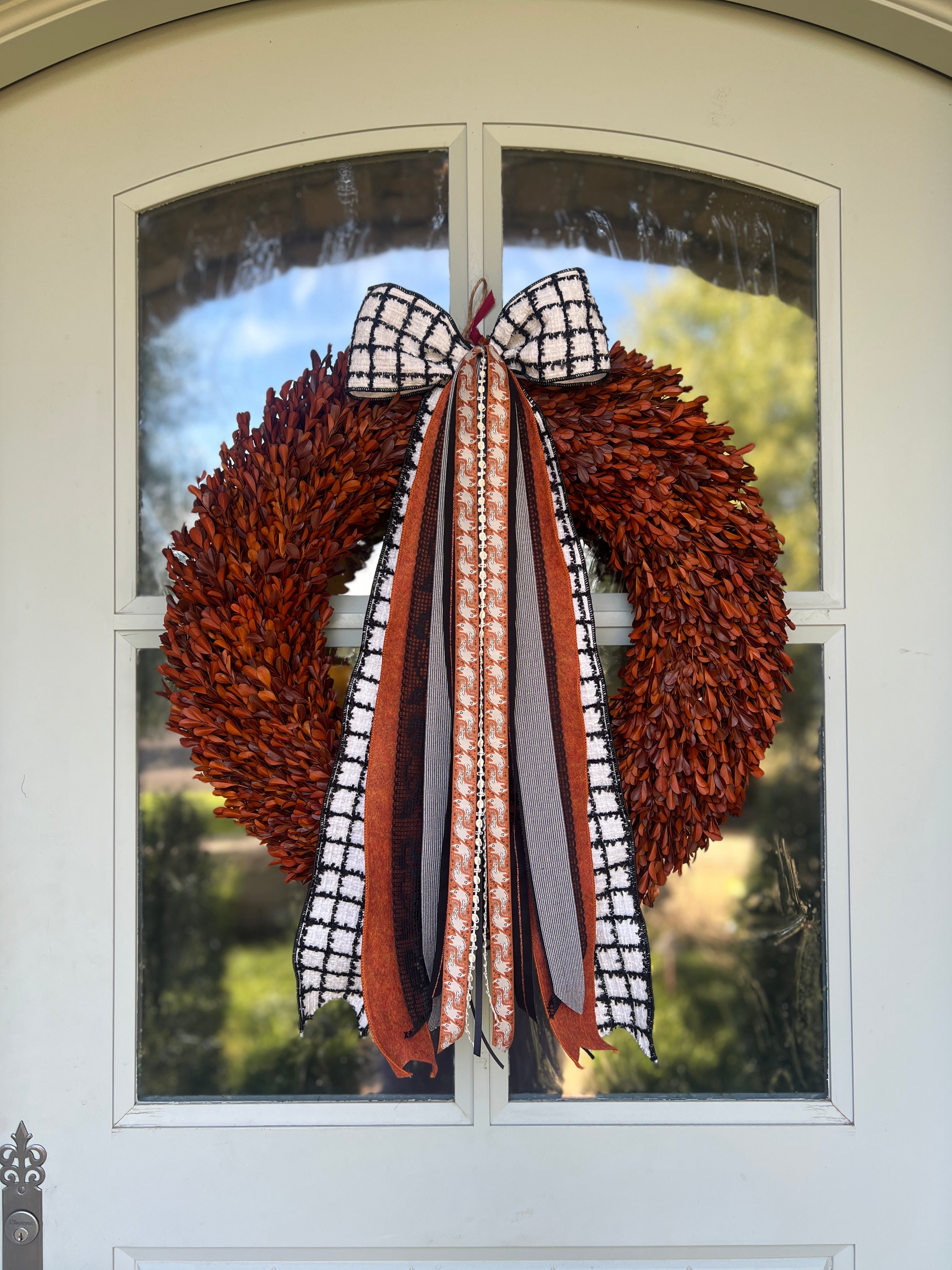Spooky Noir Wreath Ribbon