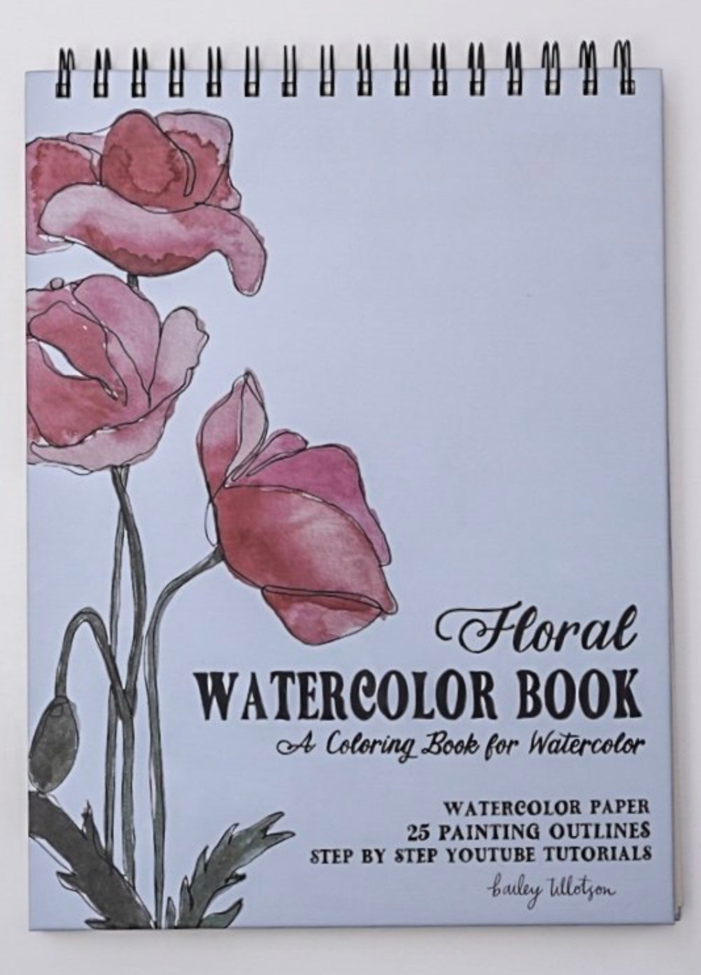 Floral Watercoloring Book