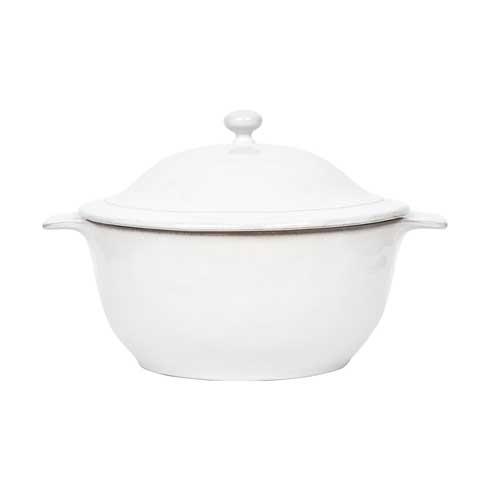 Puro Casserole with Lid - Whitewash 12"