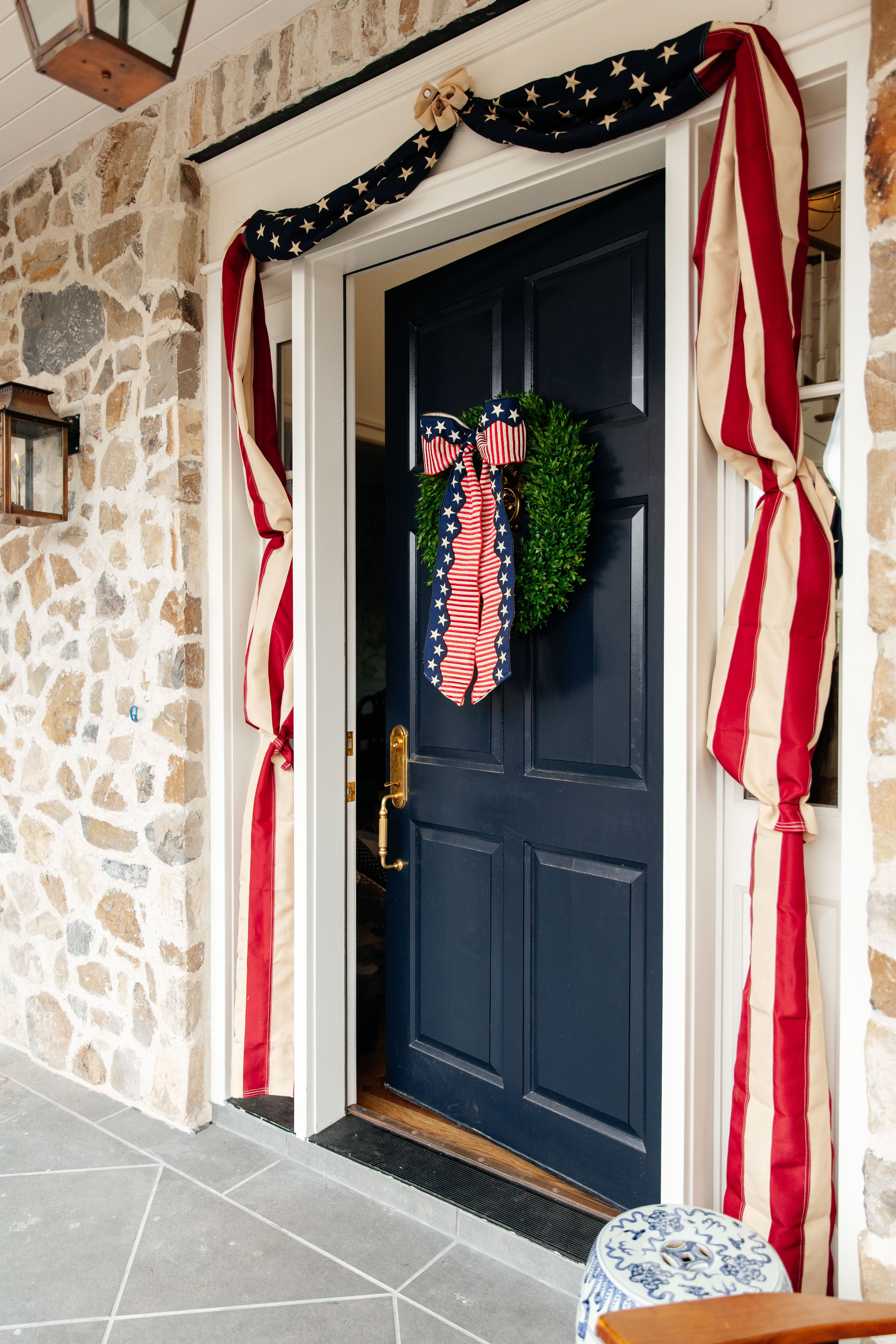 Haven Americana Wreath Bow
