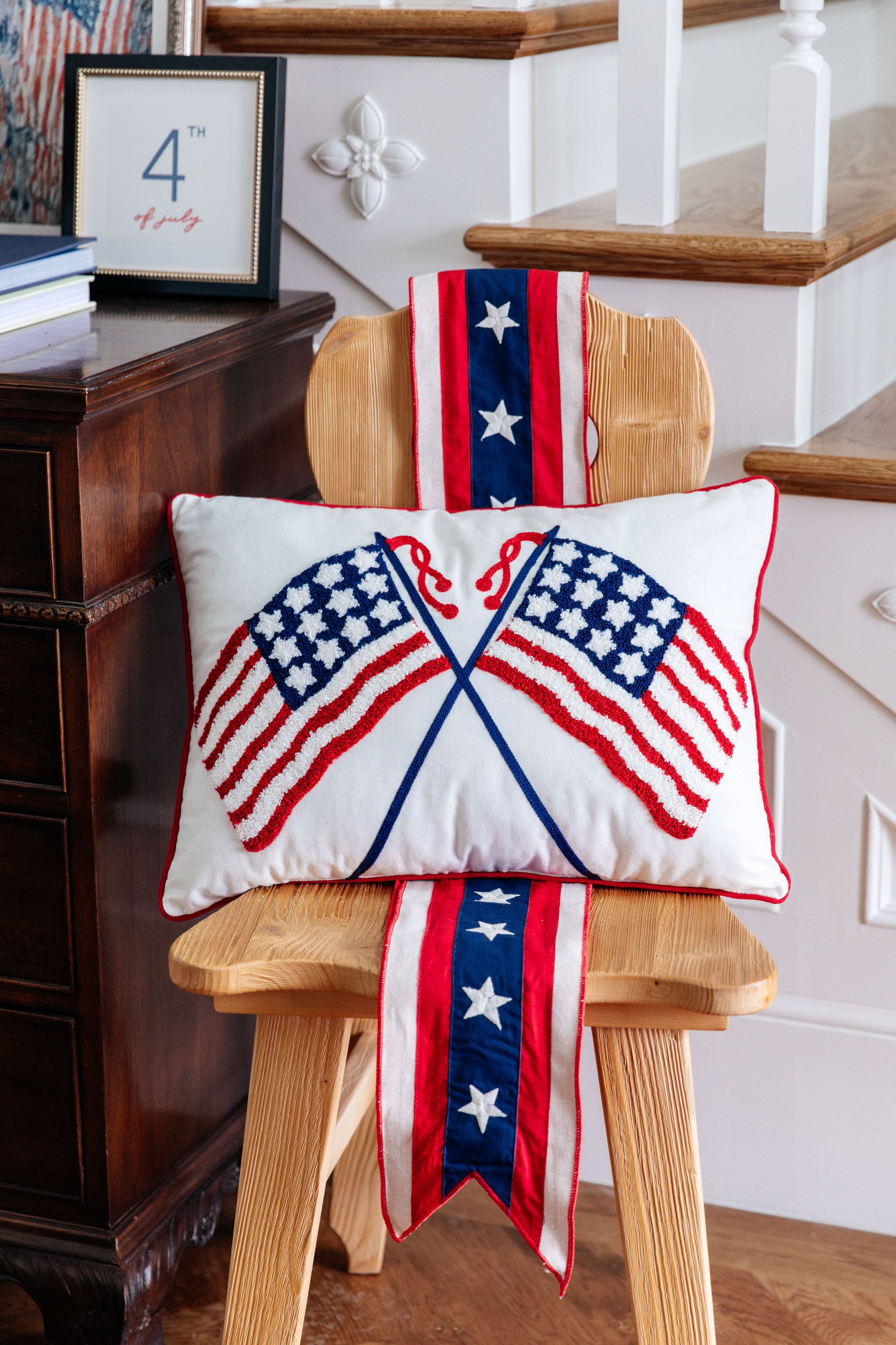 Americana Heritage Wreath Sash