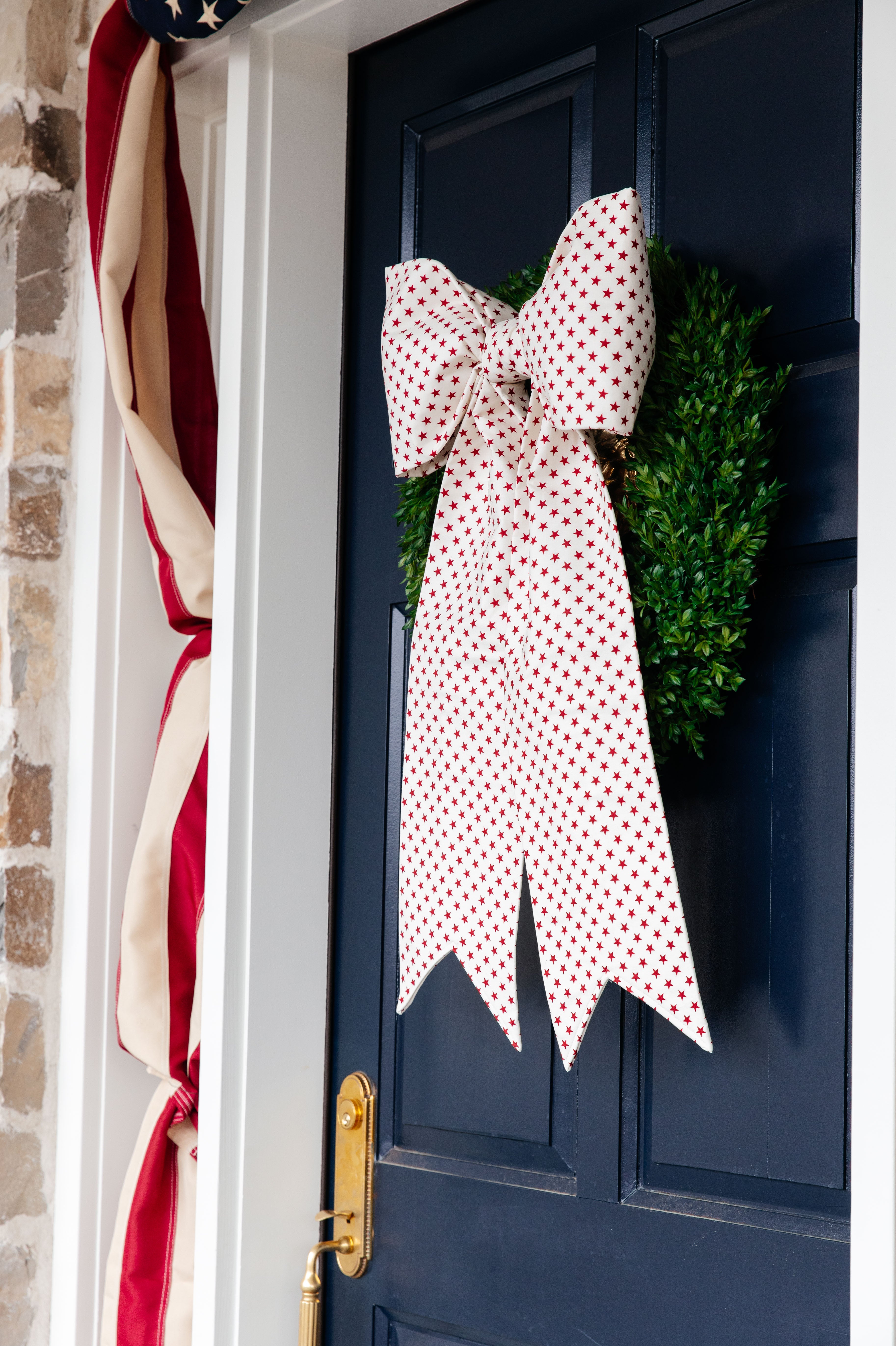 Liberty Star Red Large Bow