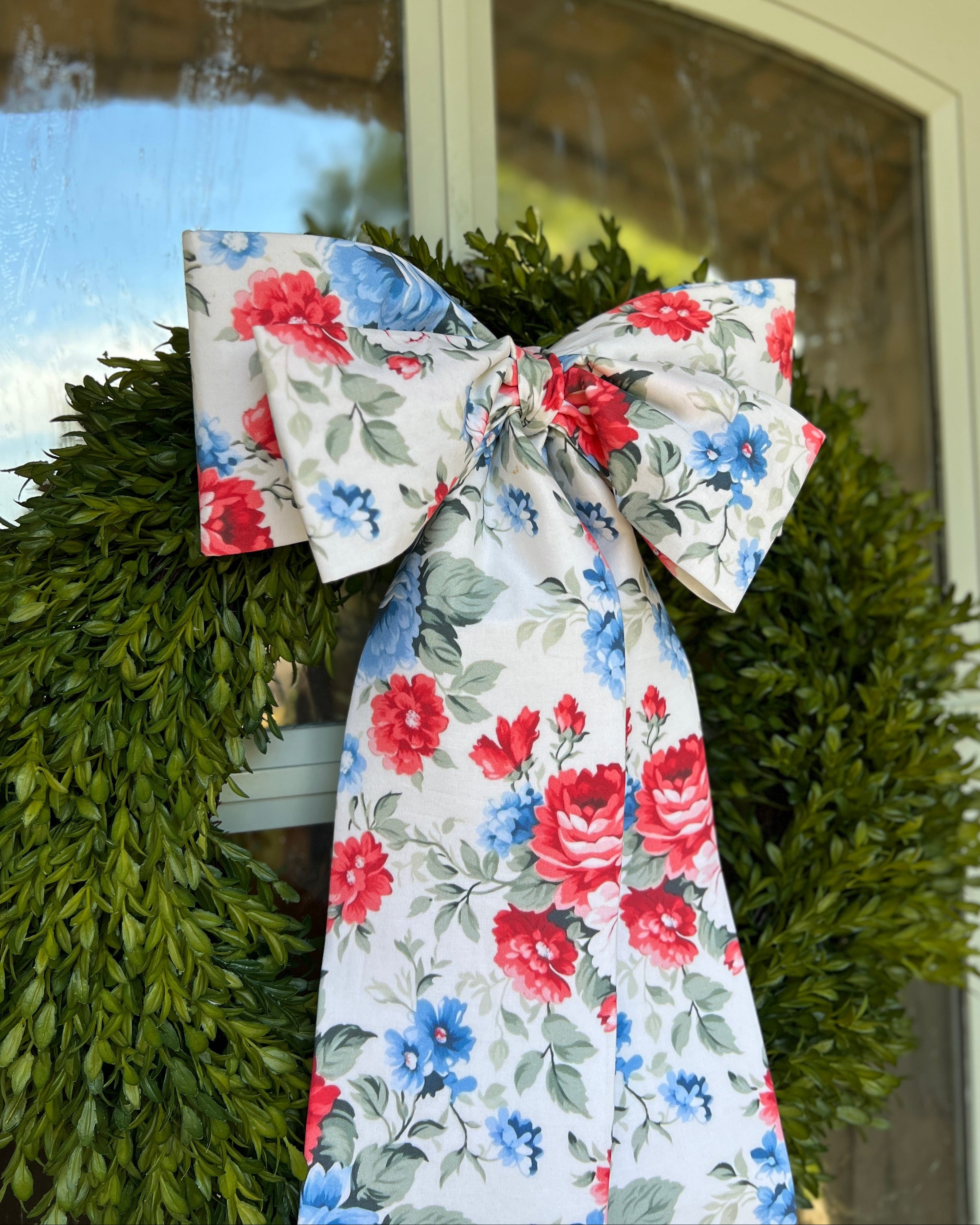Liberty Garden Wreath Bow