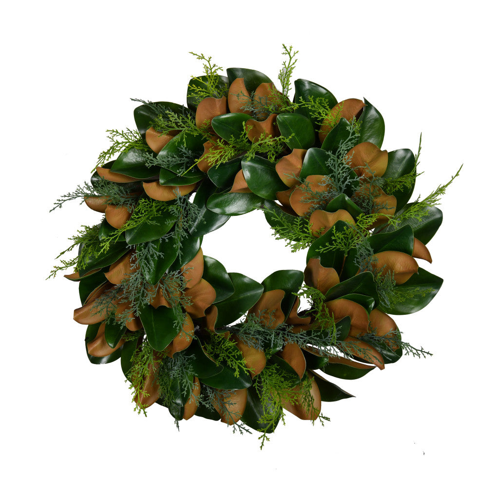 Magnolia Evergreen Wreath 24"