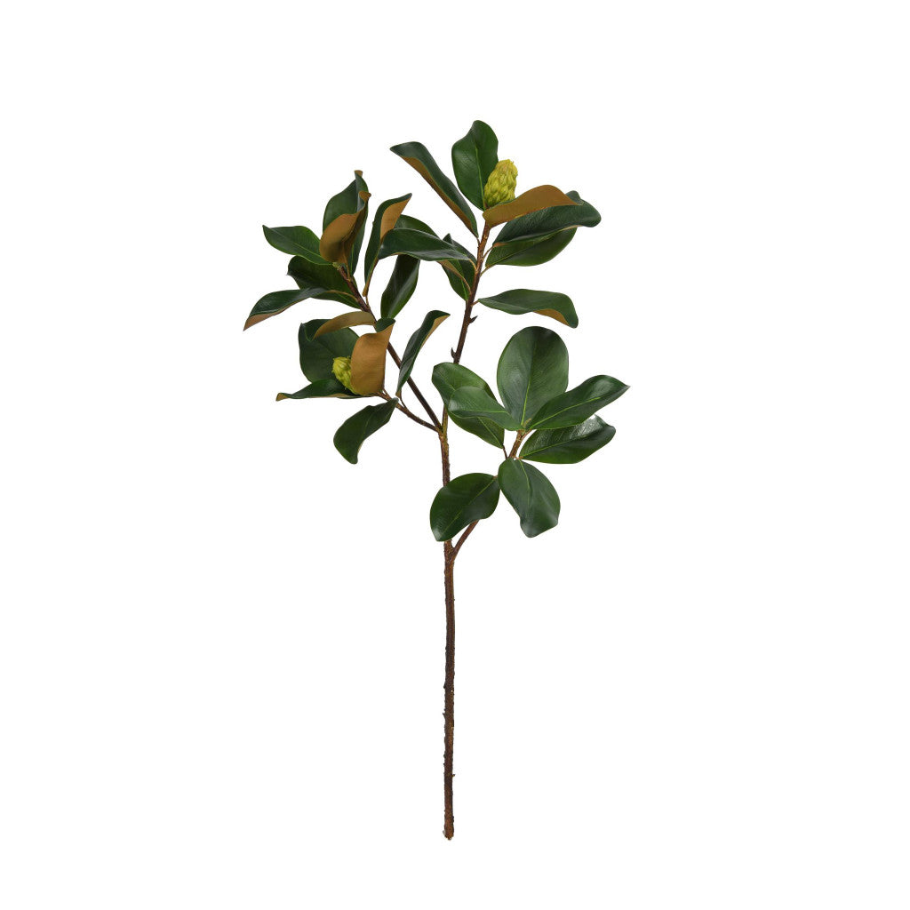 Real Touch Magnolia Leaf Branch 44" Set of 2