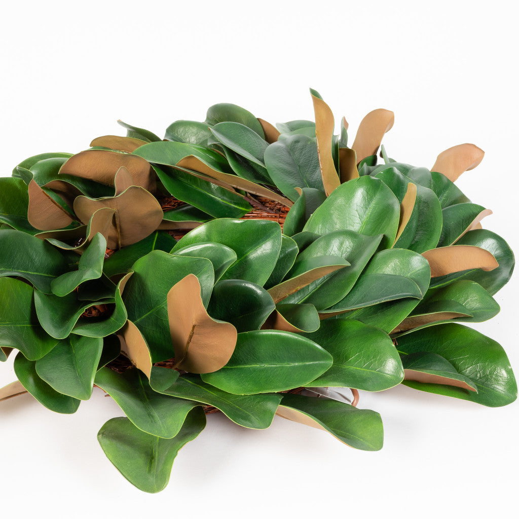 Real Touch Magnolia Wreath 23"