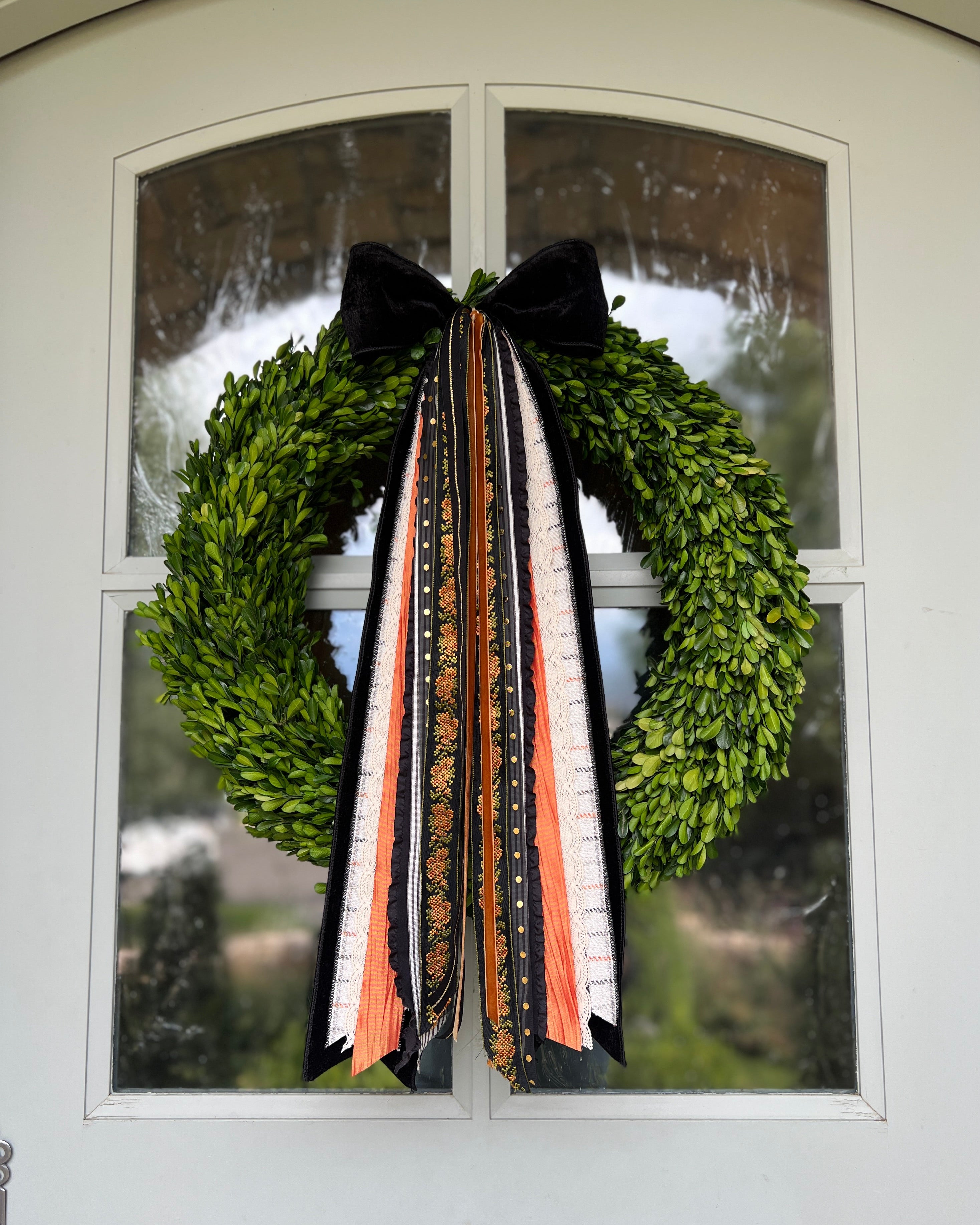 Midnight Harvest Wreath Ribbon