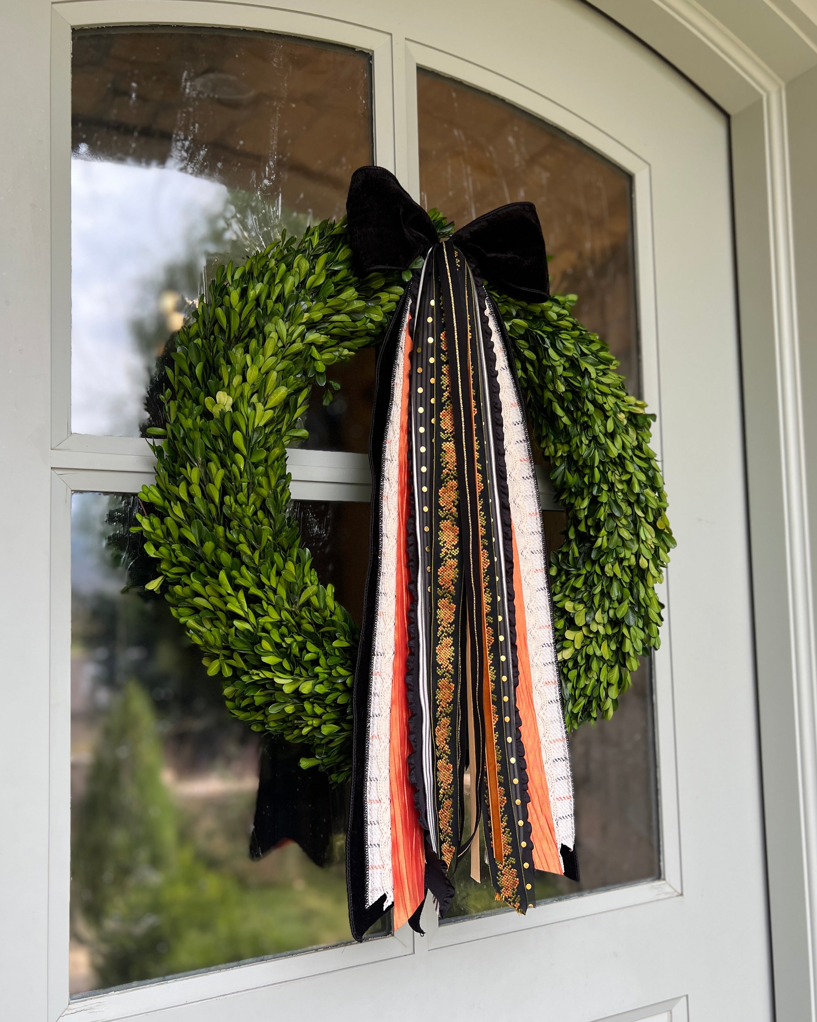 Midnight Harvest Wreath Ribbon