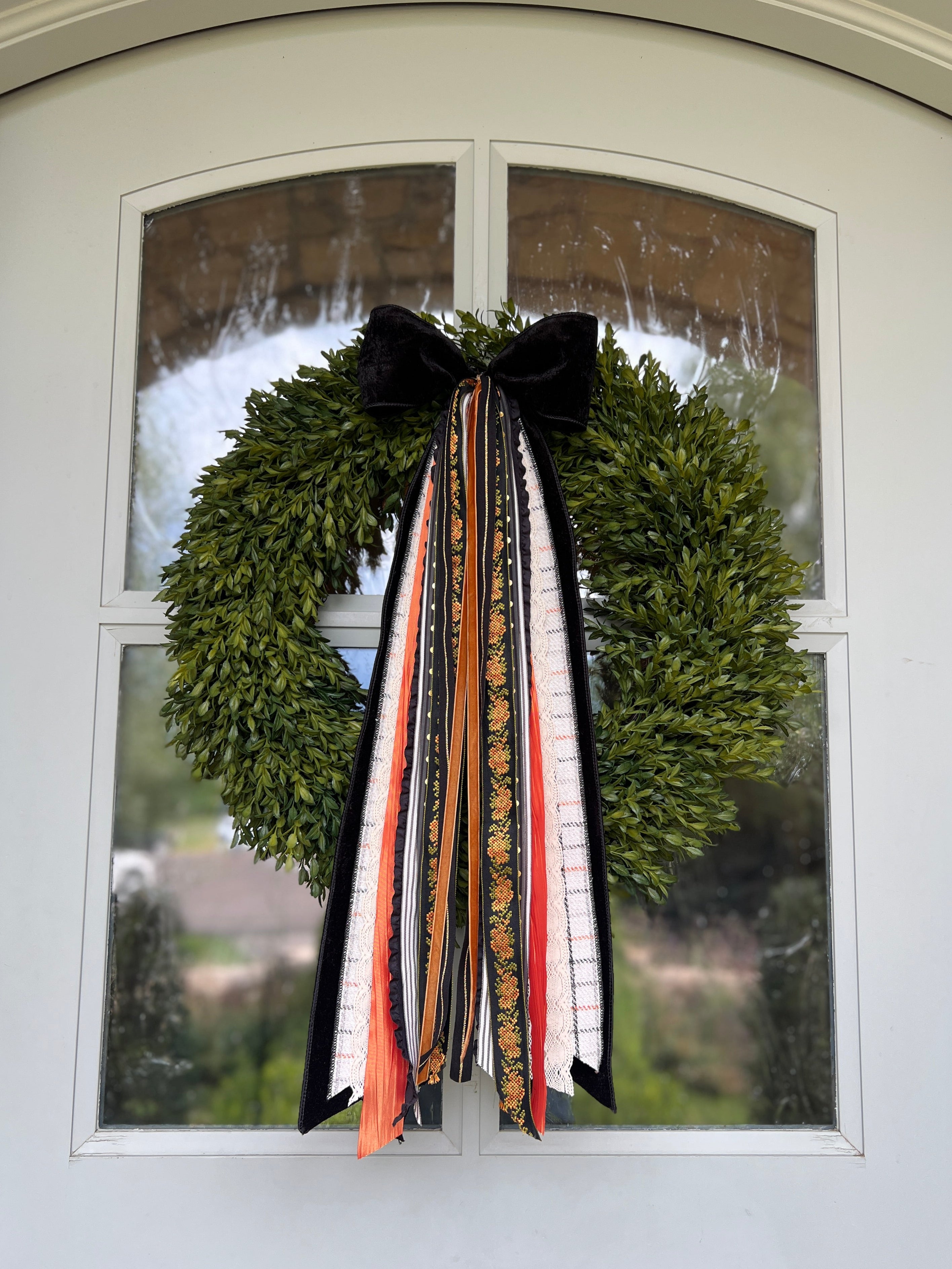 Midnight Harvest Wreath Ribbon