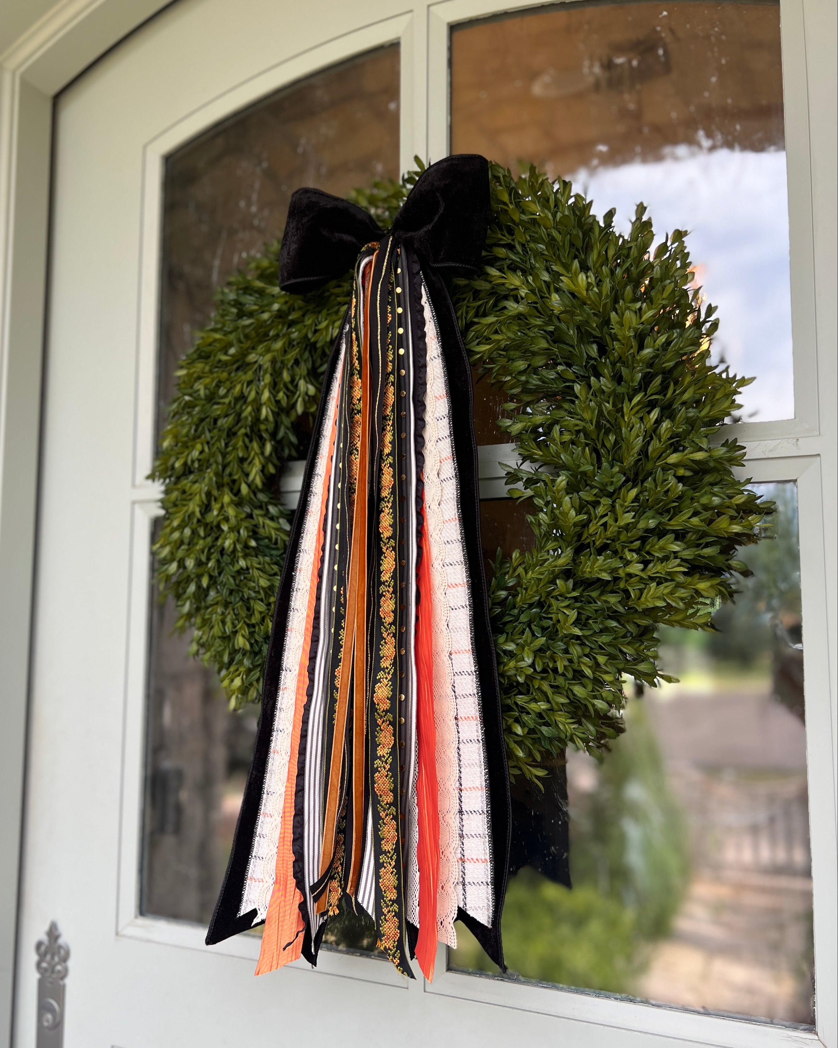 Midnight Harvest Wreath Ribbon