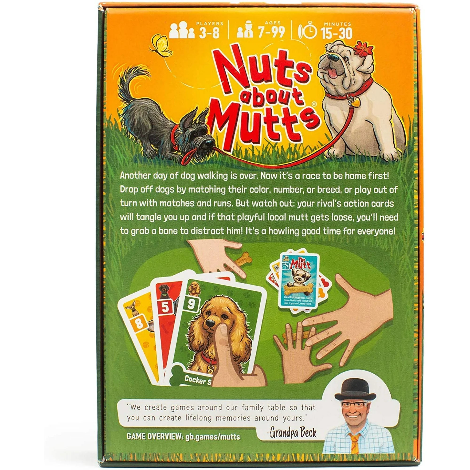 Nuts About Mutts® Card Game By Grandpa Beck's Games