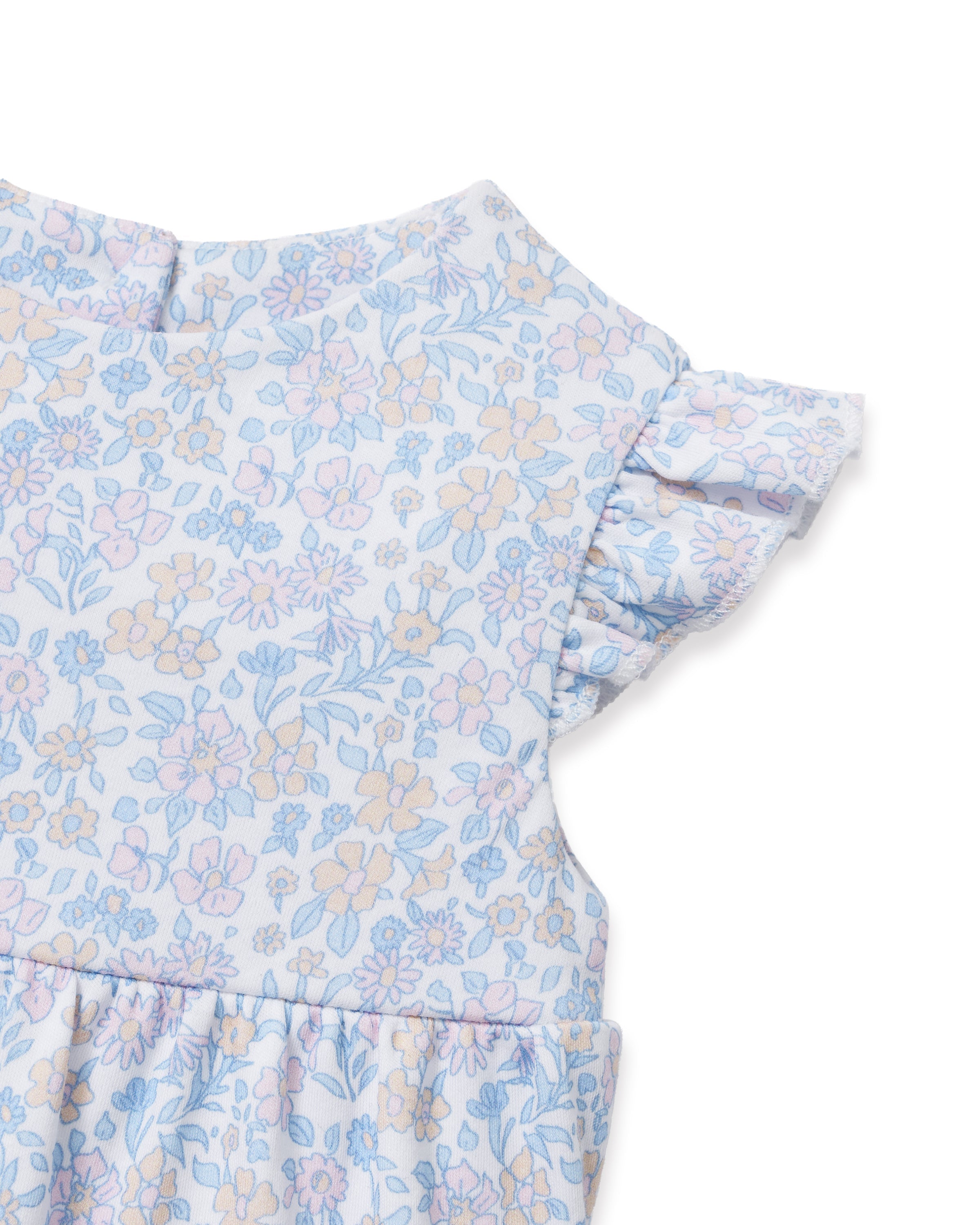 Baby's Pima Isla Play Romper in Fleur Blanche