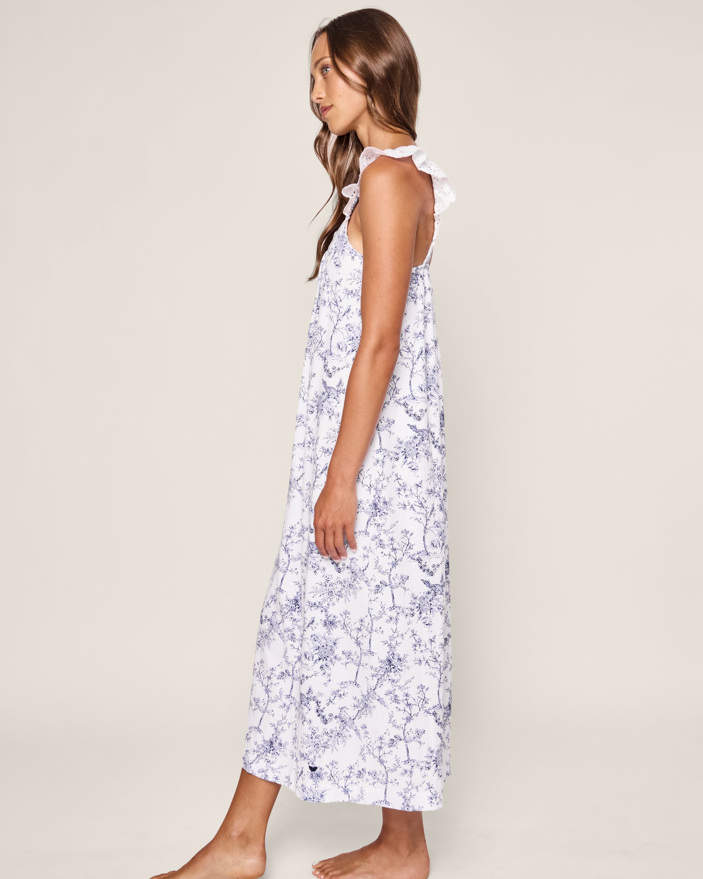 Women's Pima Clara Nightgown in Timeless Toile