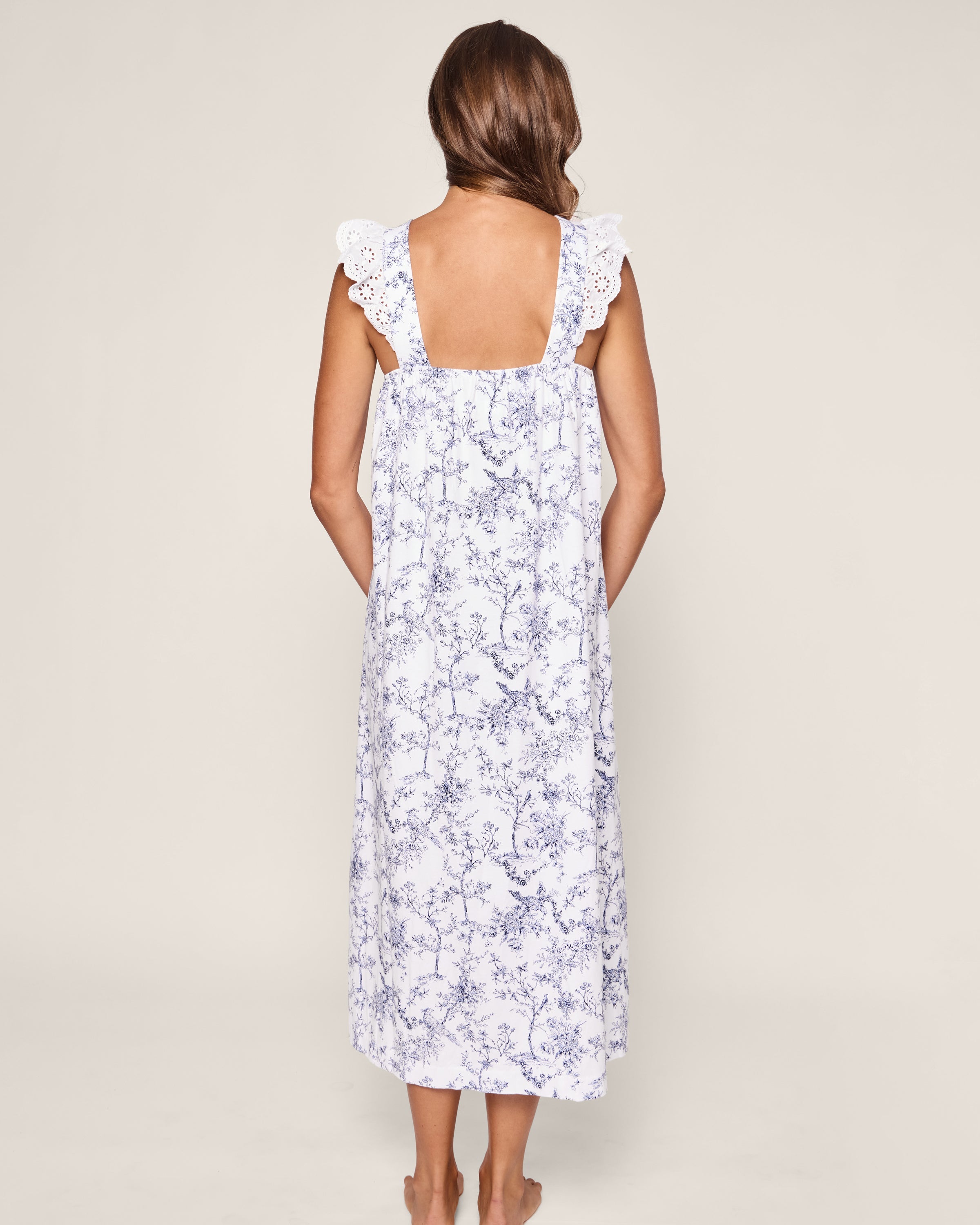 Women's Pima Clara Nightgown in Timeless Toile