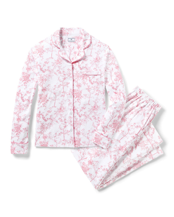 Women's Pima Pajama in Pink Timeless Toile