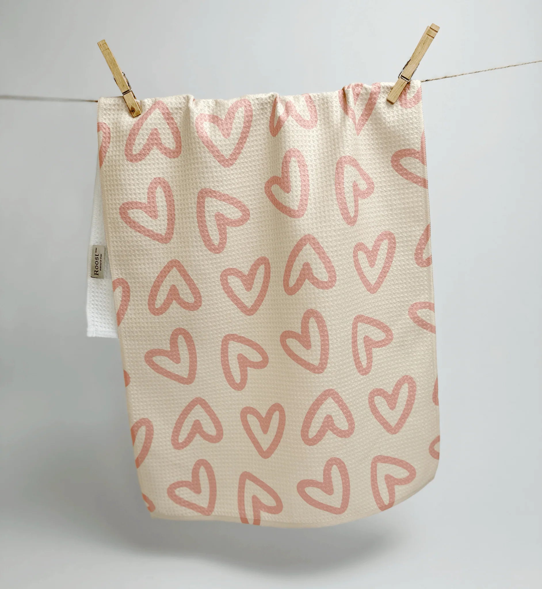 Pink Hearts Towel