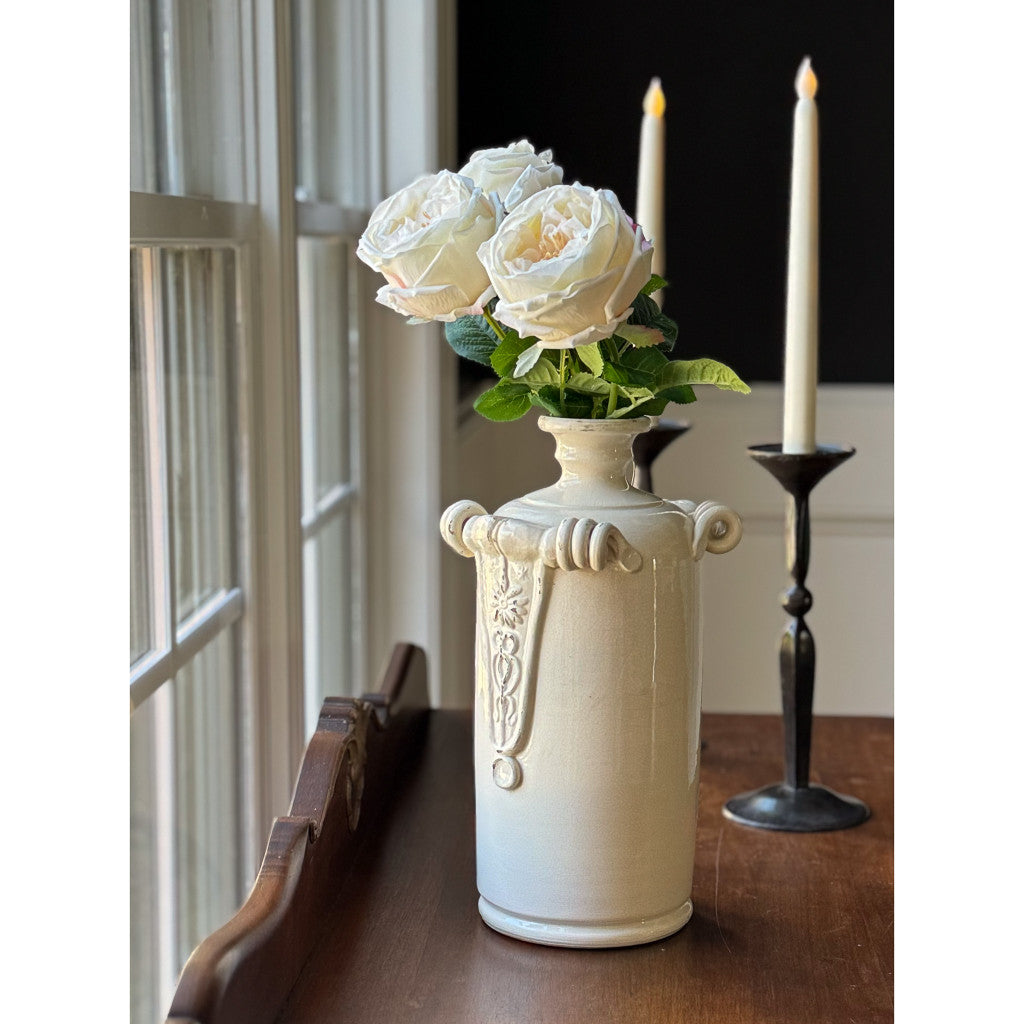 Real Touch English Rose Champagne 17"