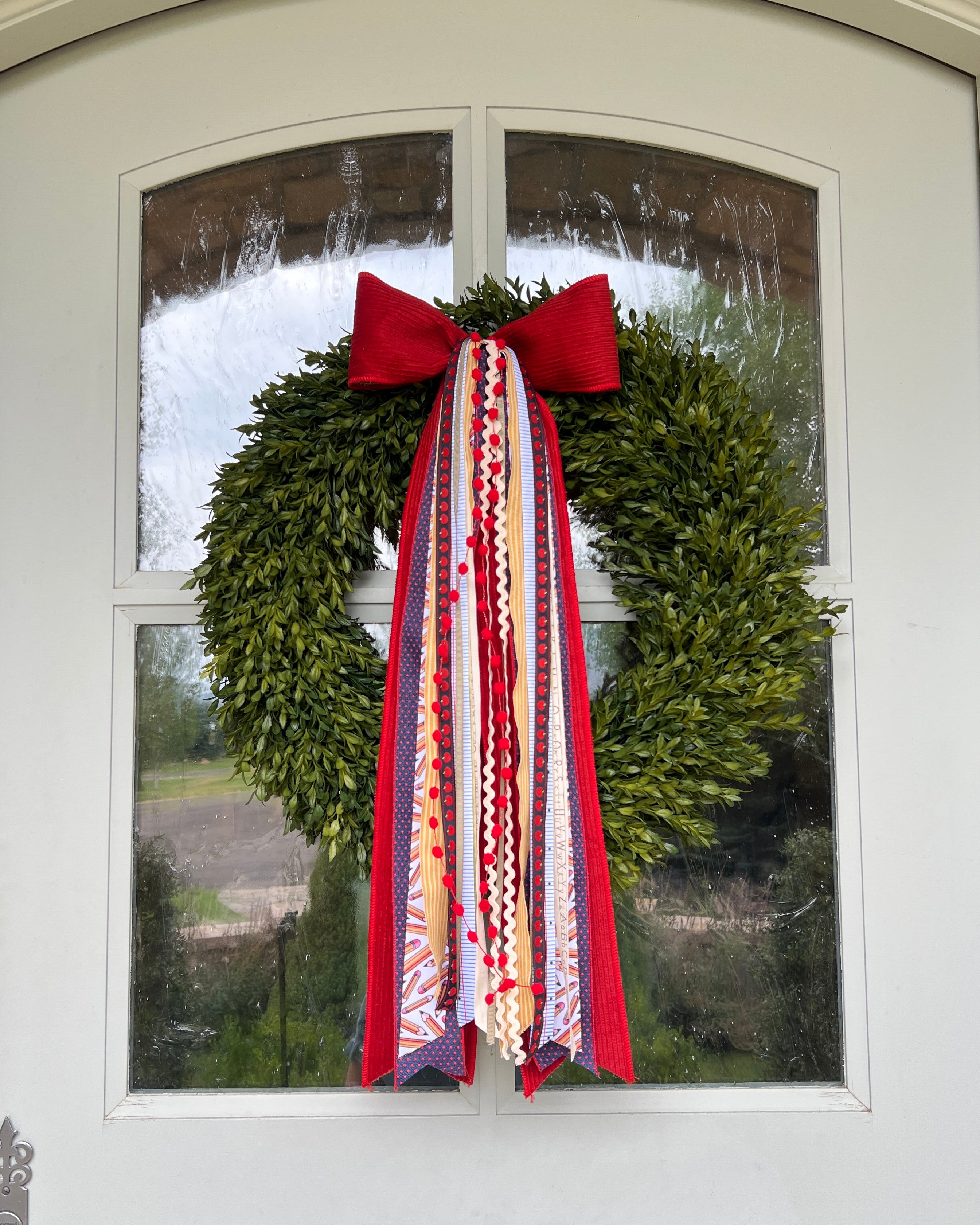 School Days Wreath Ribbon