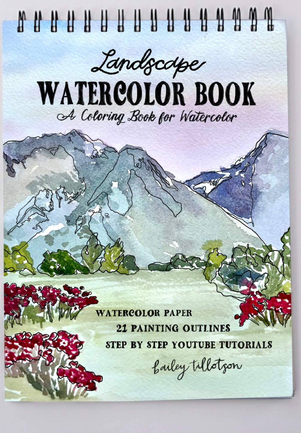 Landscape Watercoloring Book